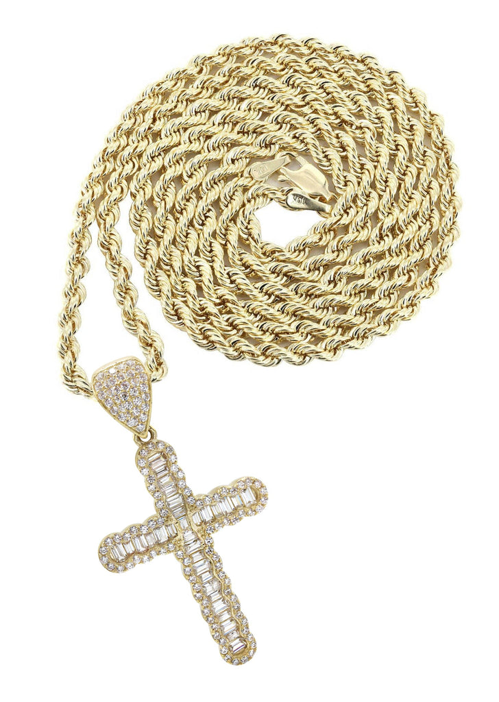 Cross Chain | Gold Cross Chain | Mens Cross Chain | FrostNYC