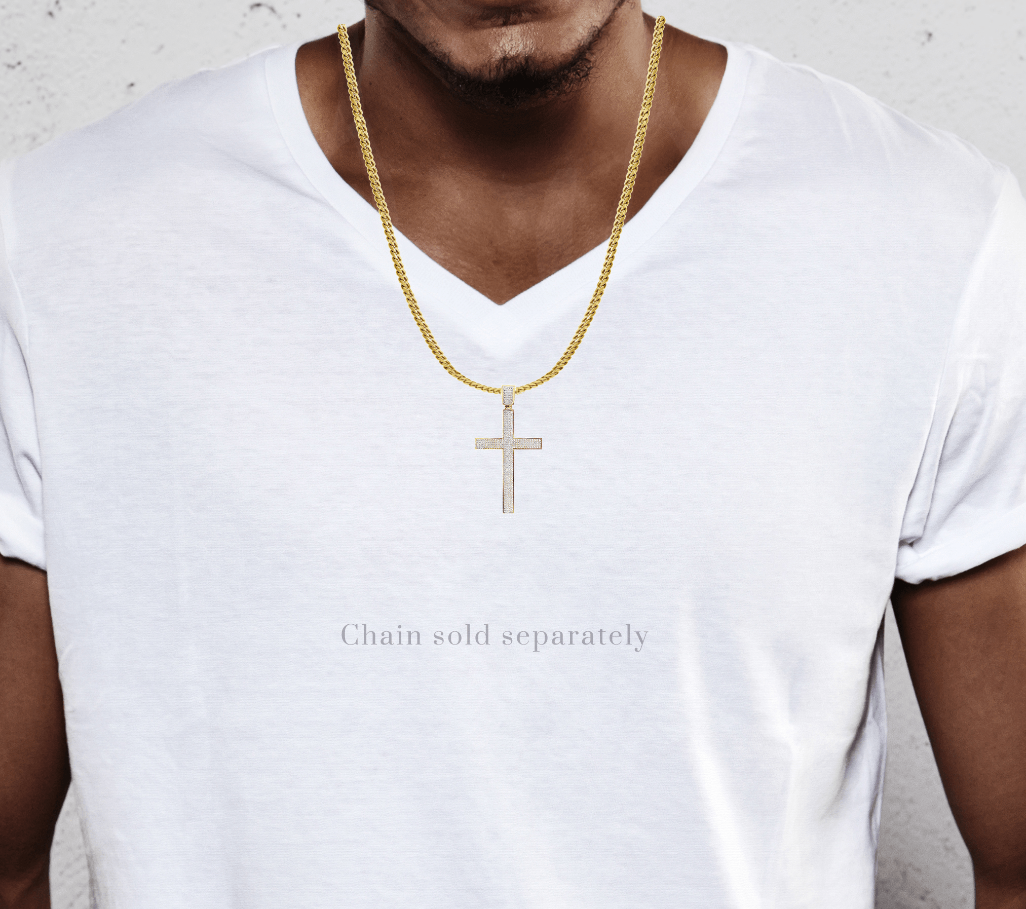 10K Gold Cross Pendant | 21 Grams