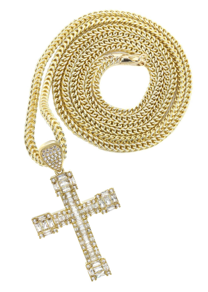 Cross Chain | Gold Cross Chain | Mens Cross Chain | FrostNYC
