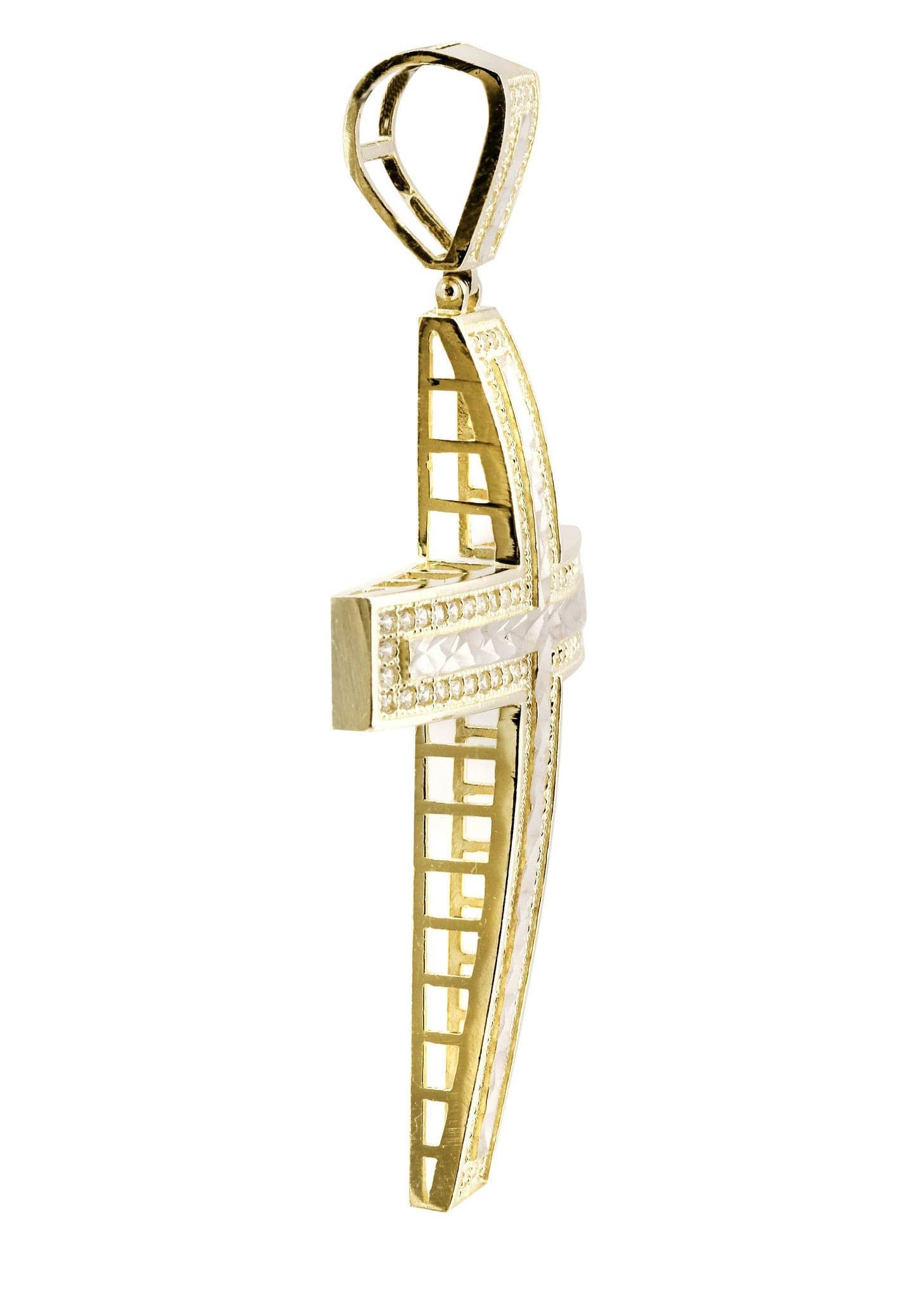 10K Gold Cross Pendant | 7.7 Grams
