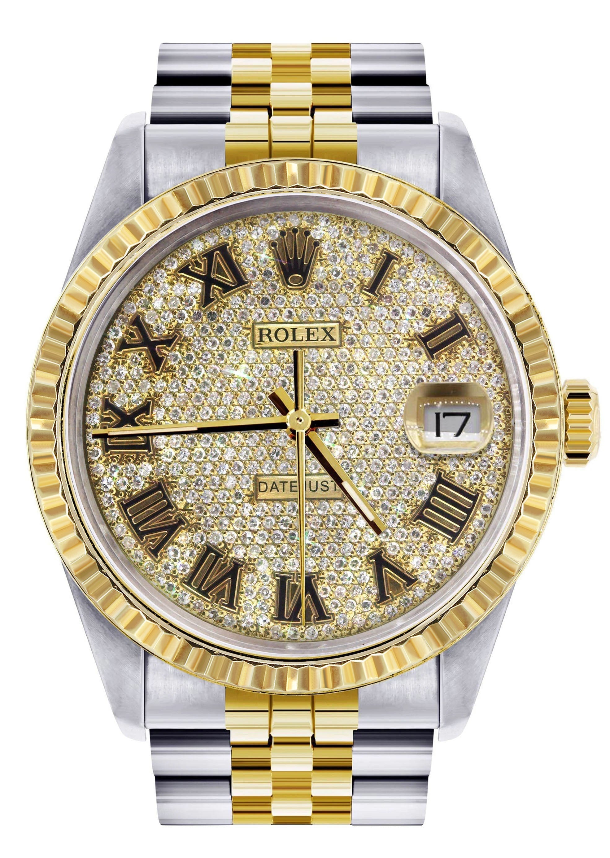 Reloj Rolex Datejust Para Mujer 16233 36 Mm Oro Con
