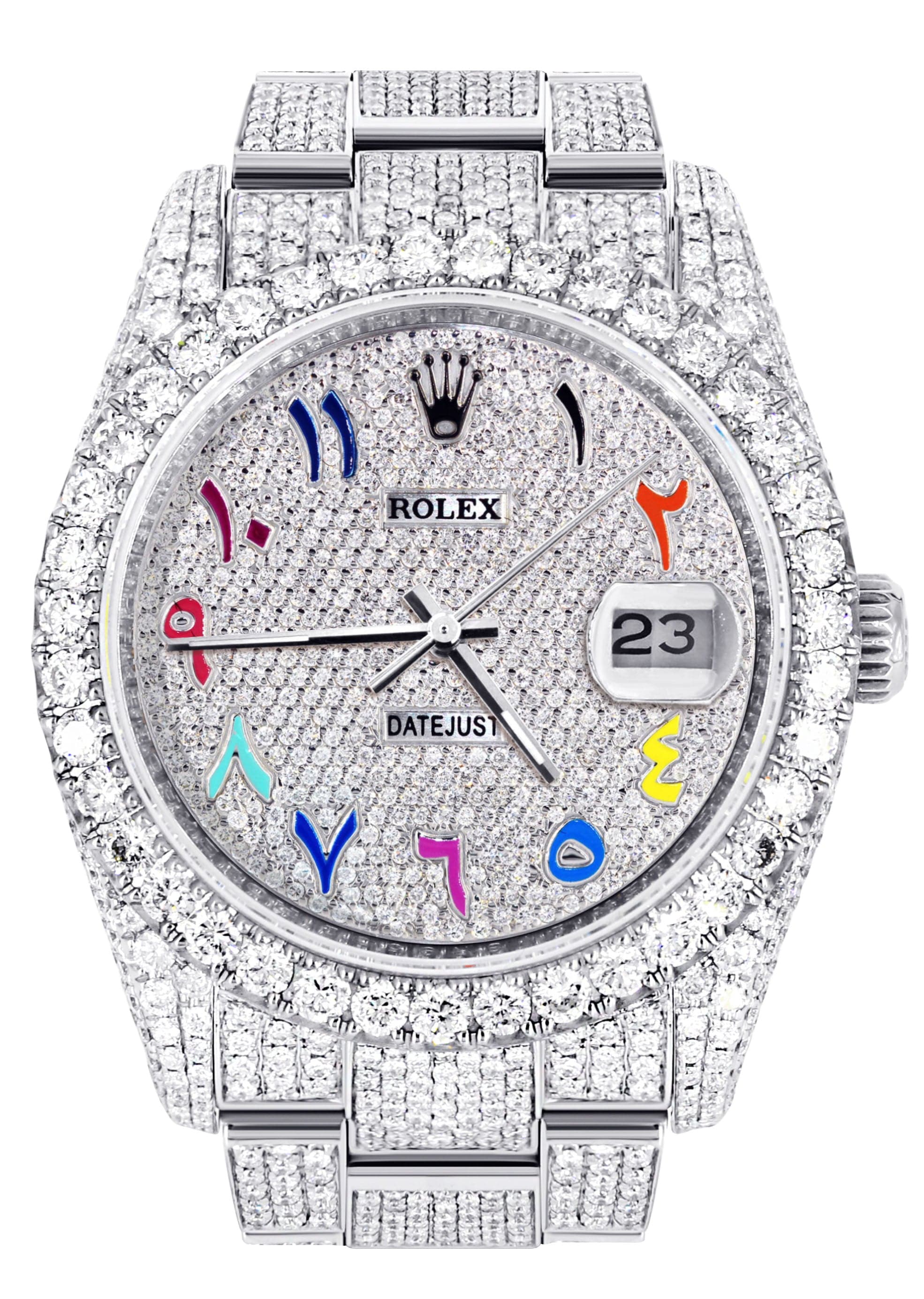 Rolex Diamond Iced Rolex Iced Out Zifferblatt Iced Out Rolex