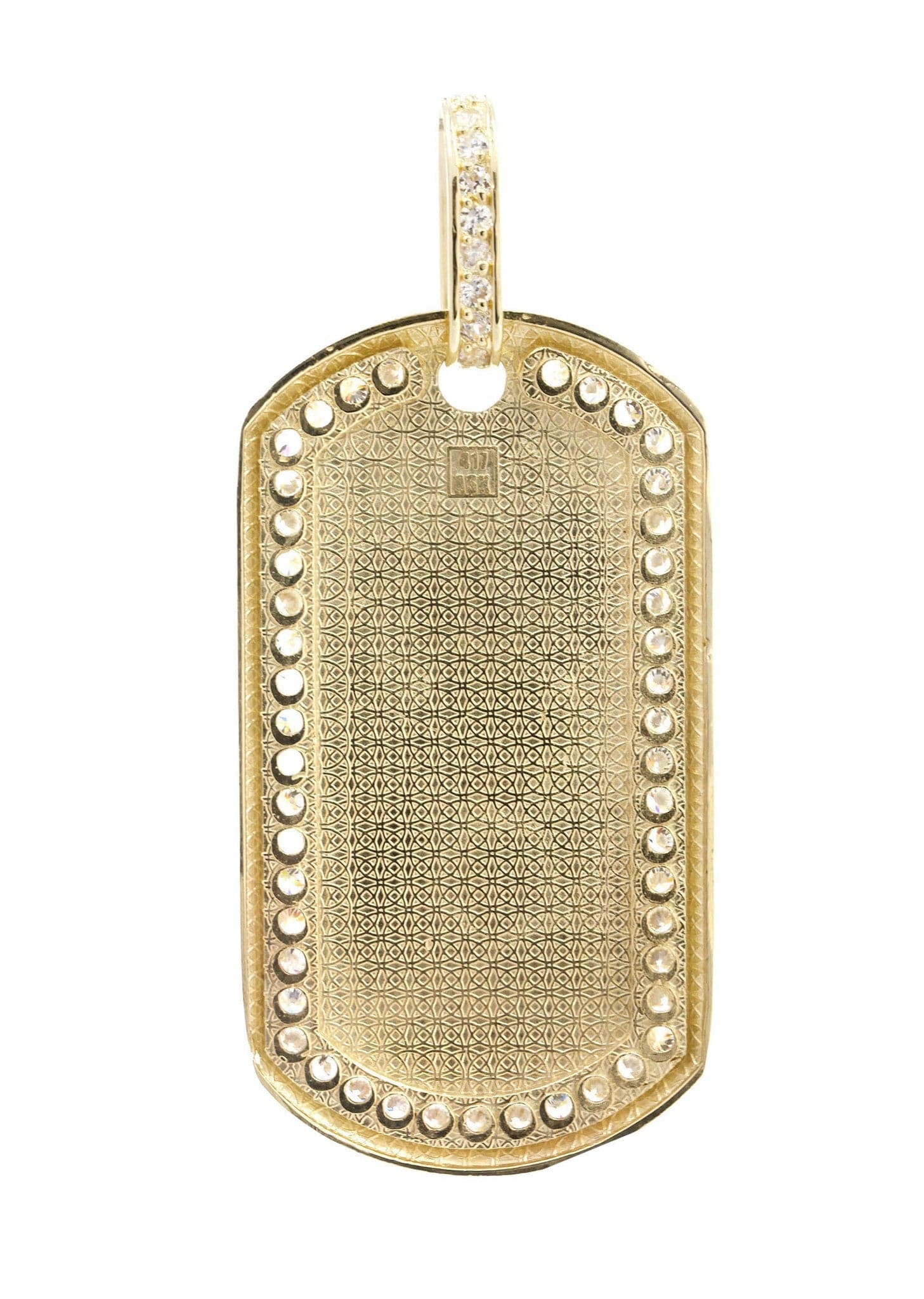Dogtag 10K Gold Pendant | 18.4 Grams