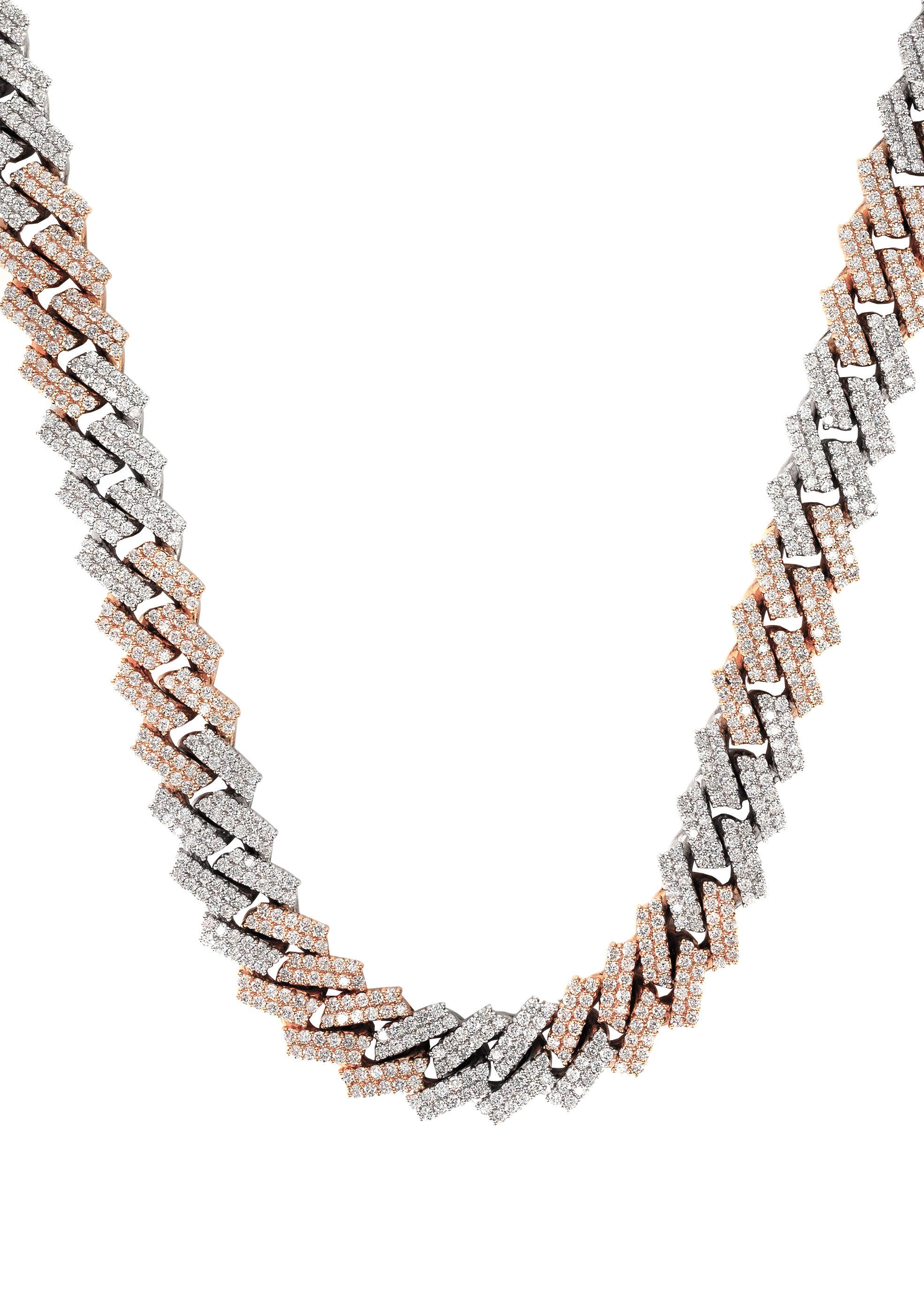 Two Tone Hip Hop Prong Chain | ヤマダウェブコム