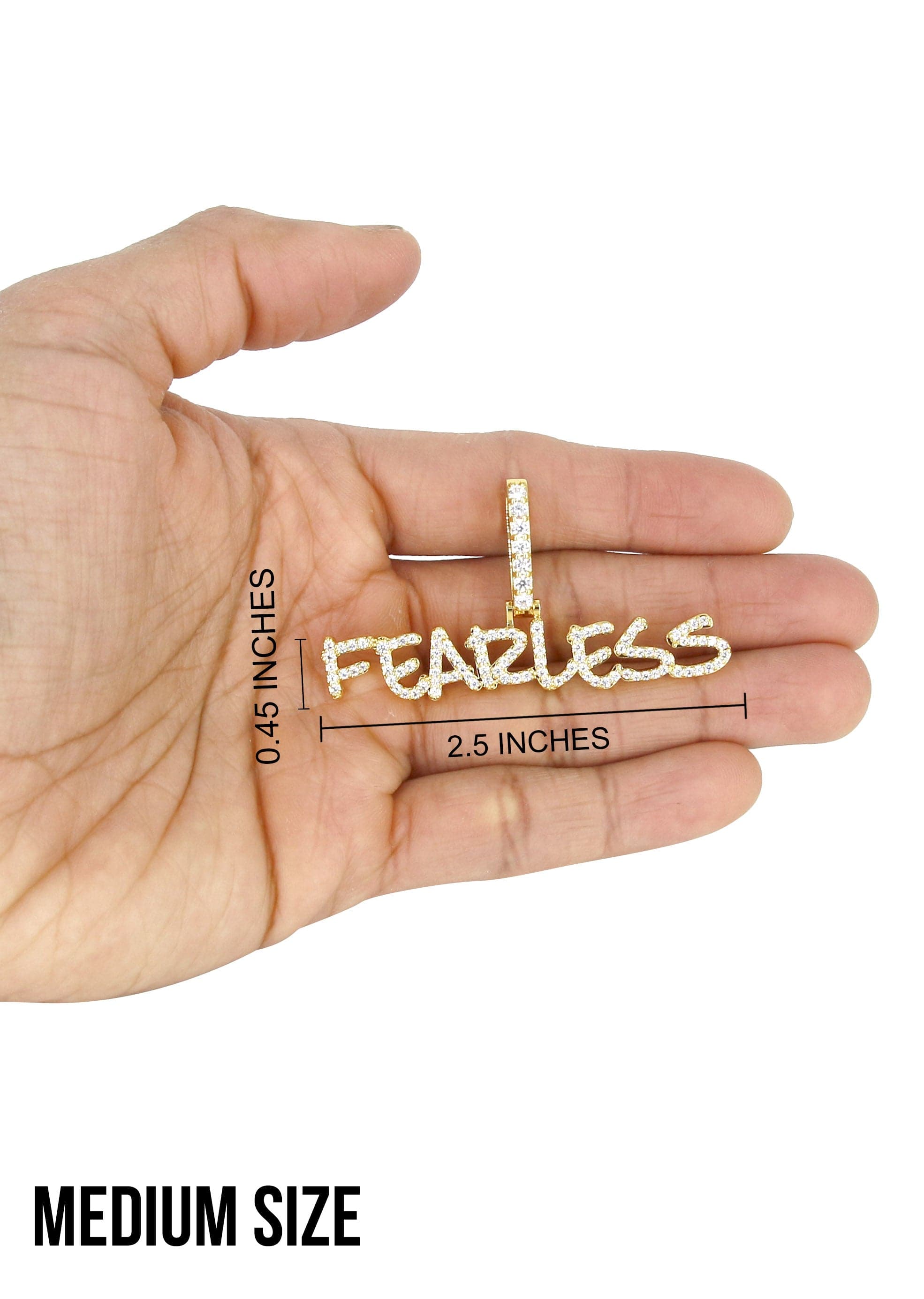 GoldChic ジュエリー カスタマイズ可 アイスアウト バブルペンダント ゴールドメッキ イニシャル レターペンダントネックレス 18Kゴールドメ