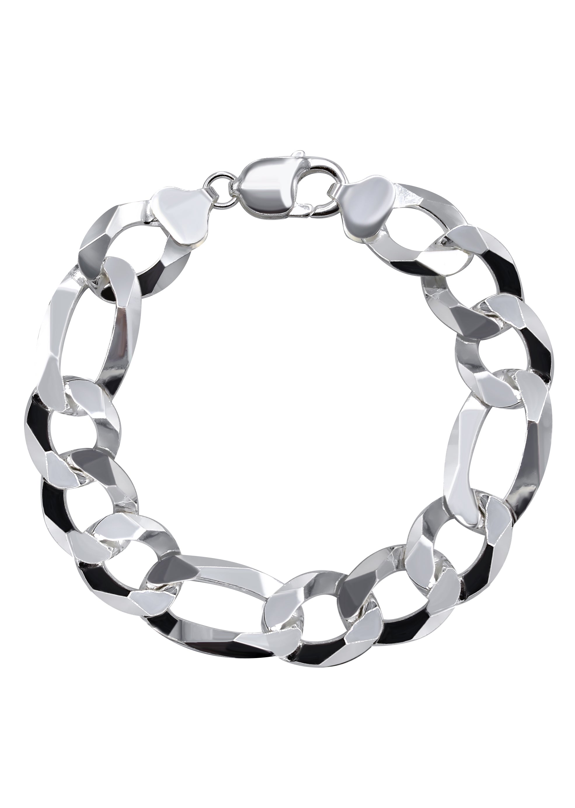 Silver White Figaro Bracelet Silver White Figaro Bracelet