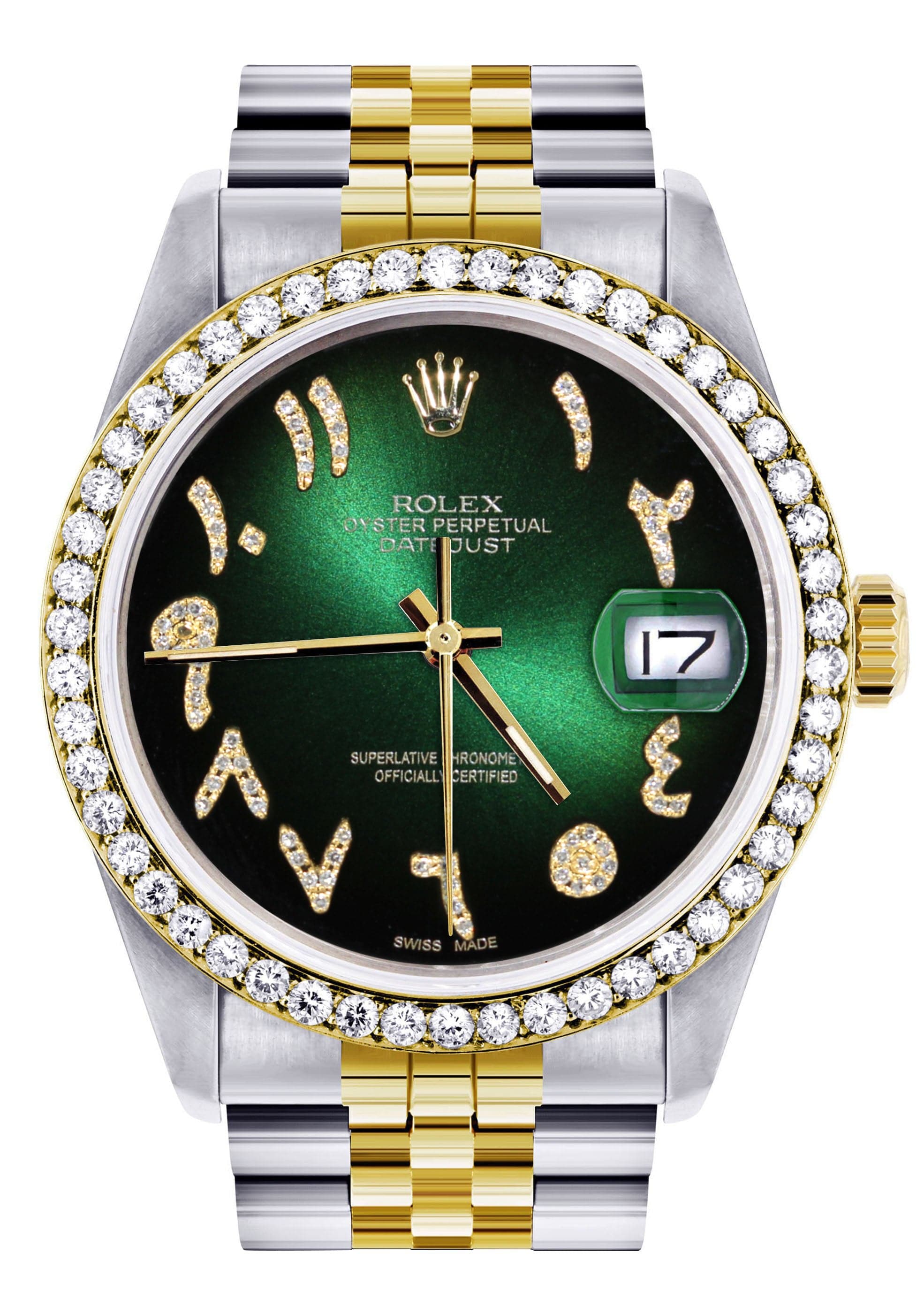 Amazon Hector H Herren Uhren Rolex Datejust Uhr 16233 Aus Gold Und