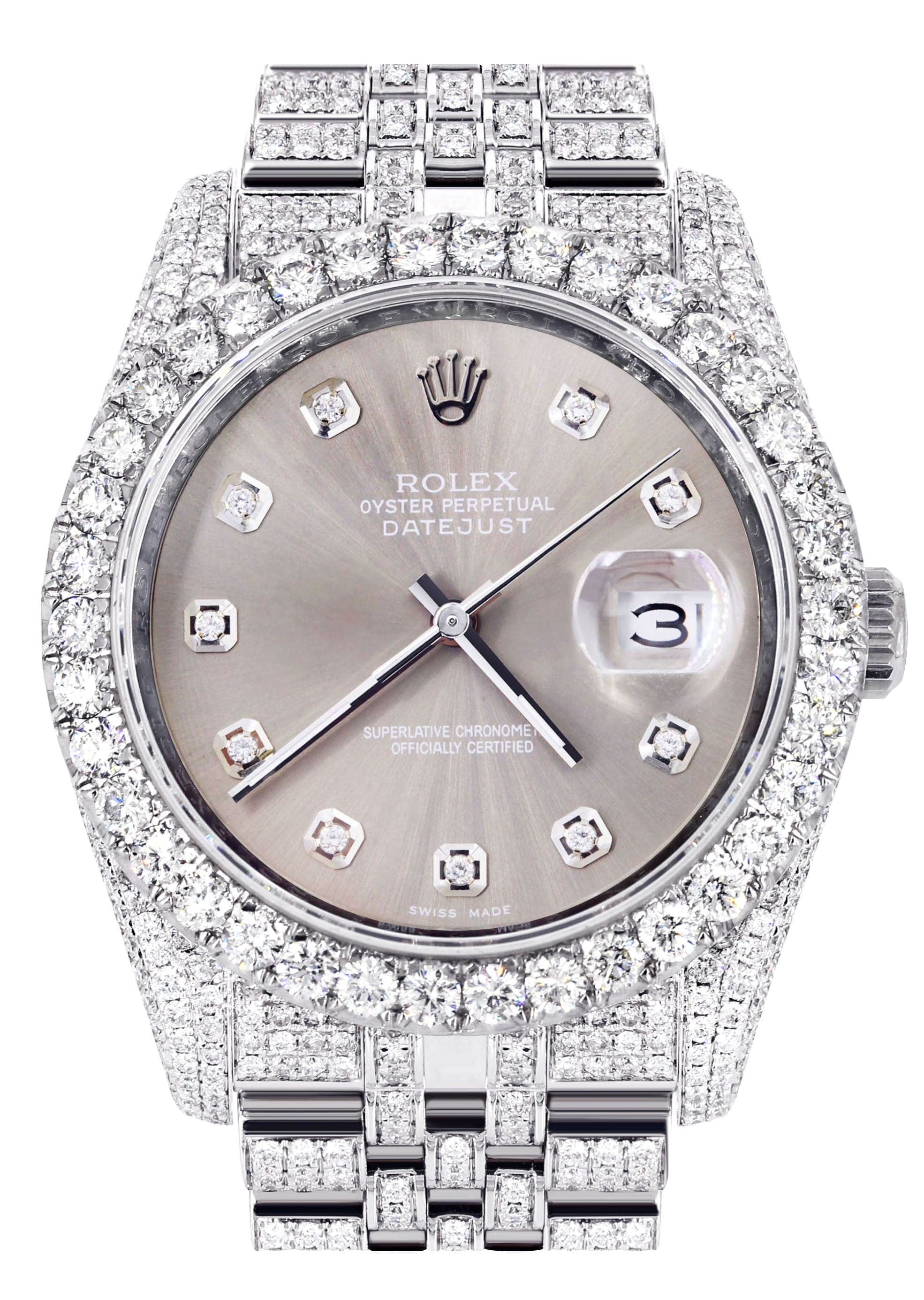 Diamond Rolex Iced Out Preis Iced Out Rolex Datejust 36 MM
