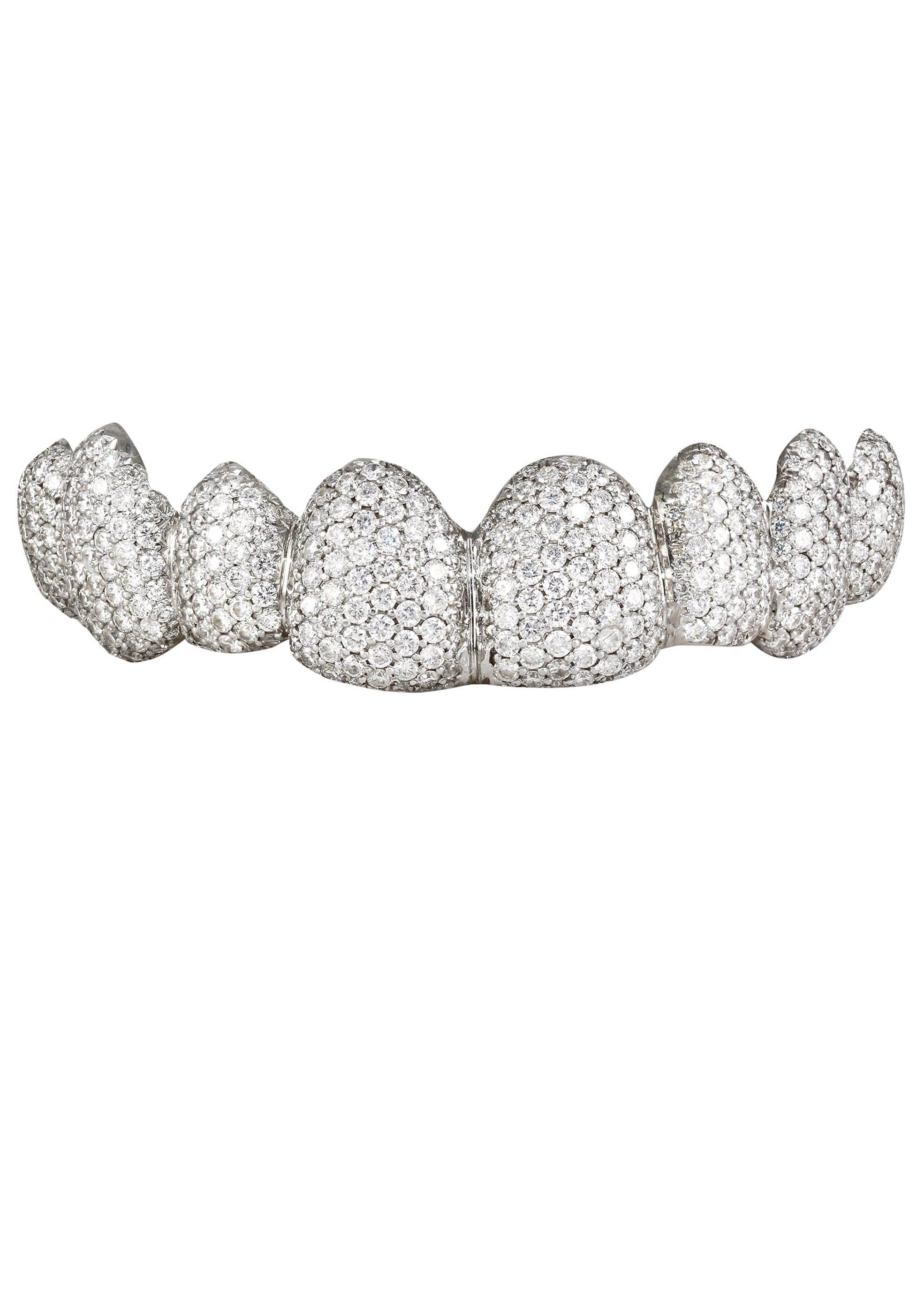 Gold Teeth Diamond Honeycomb Grills