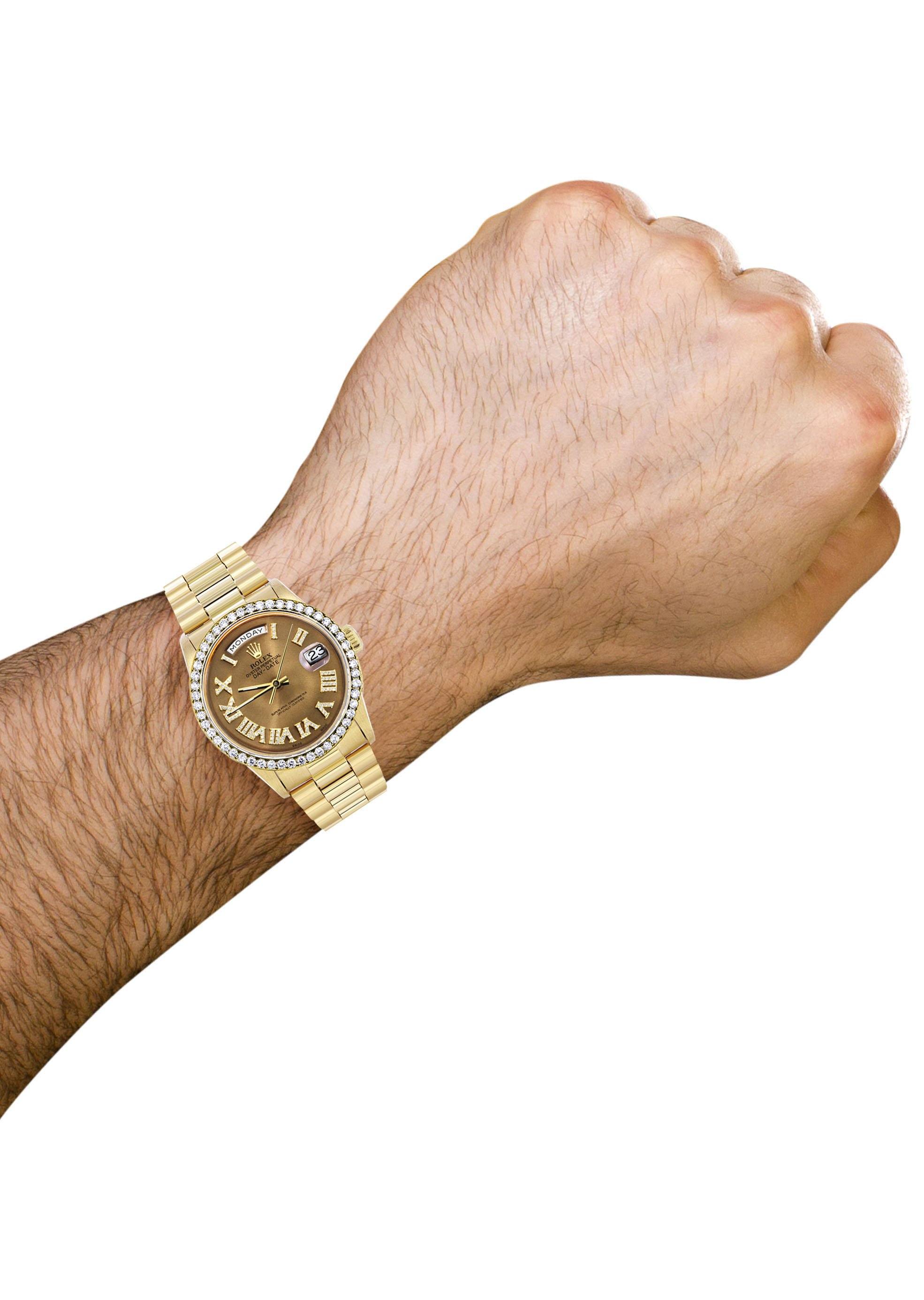 Rolex Day-Date | Presidential | Model 18238 | 18K Yellow Gold | Diamon
