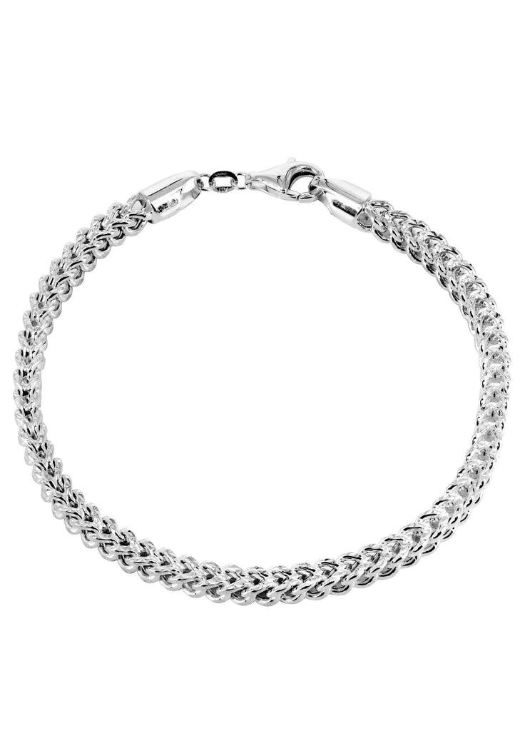 10k white gold deals bracelet