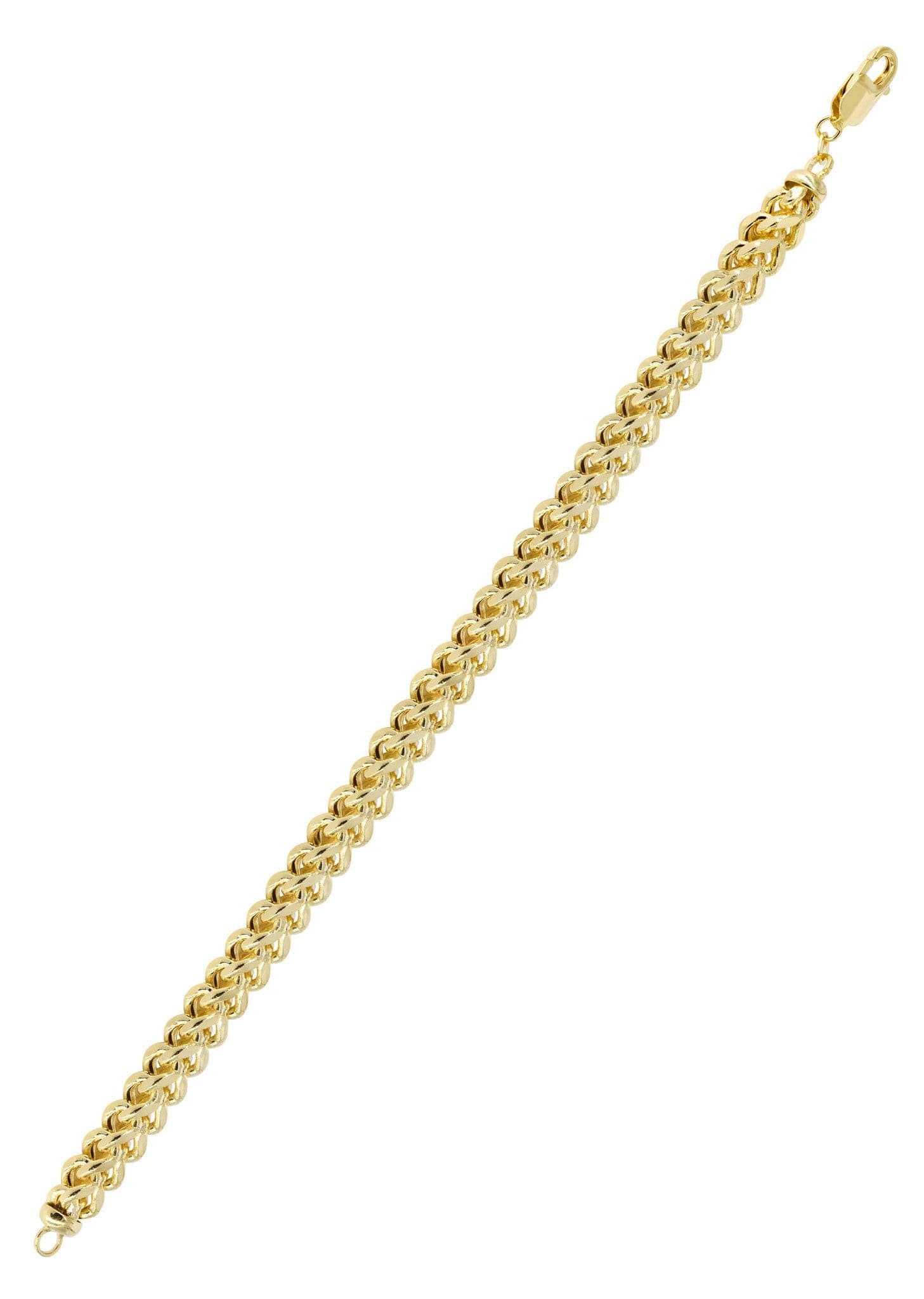 Pulsera De Cadena Doble De Acero Inoxidable Para Hombre | Meses Sin Interés