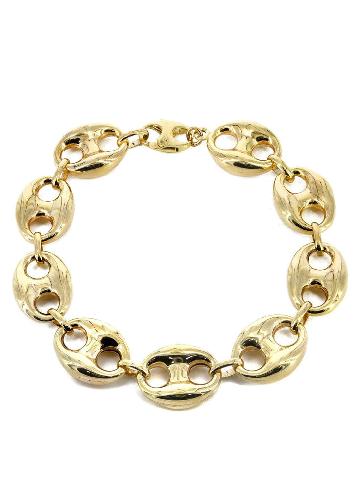 14K Gold Bracelet Gucci Style Men's Gold Bracelets FROST NYC 