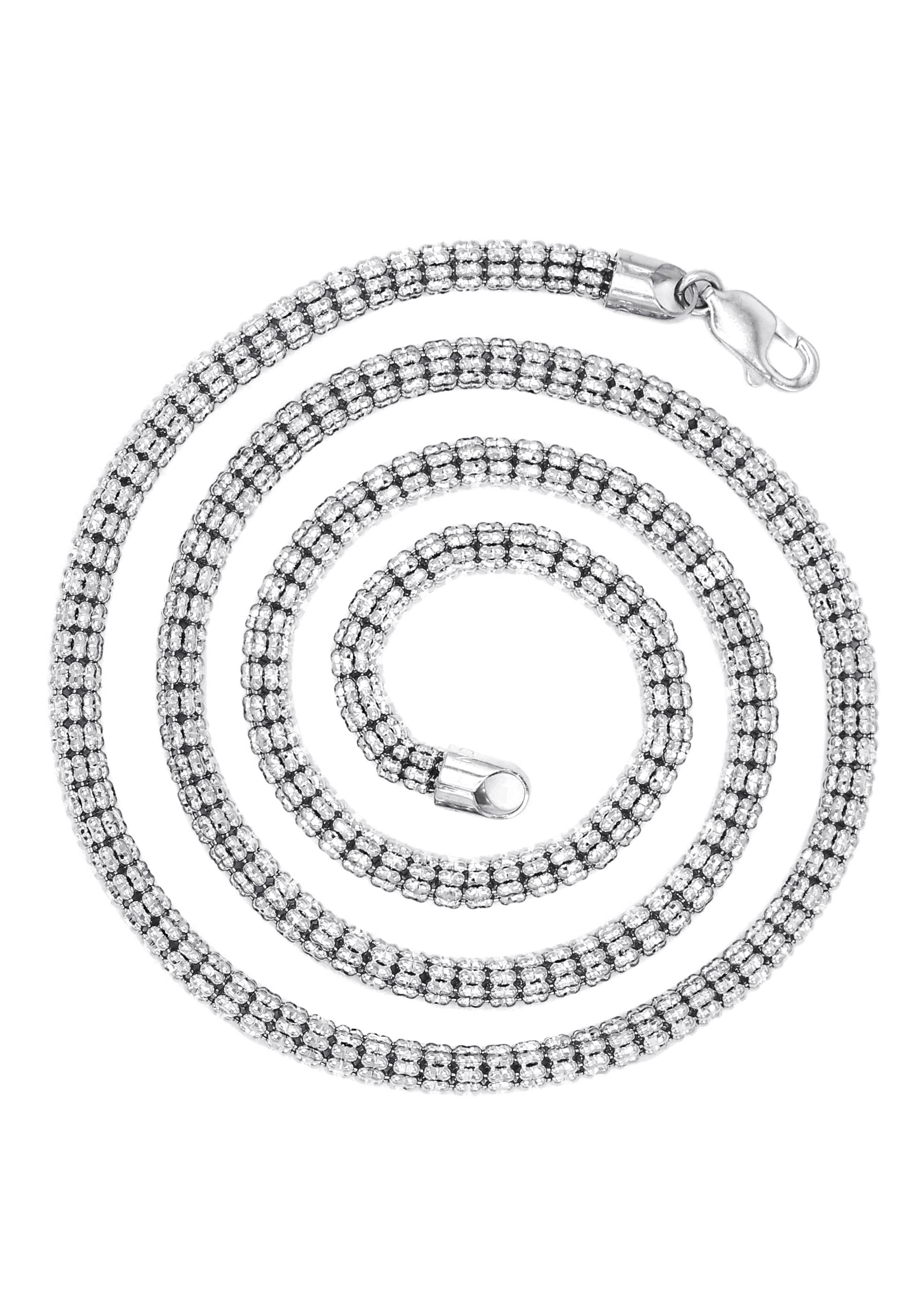 Mens Ice Chain 10K White Gold