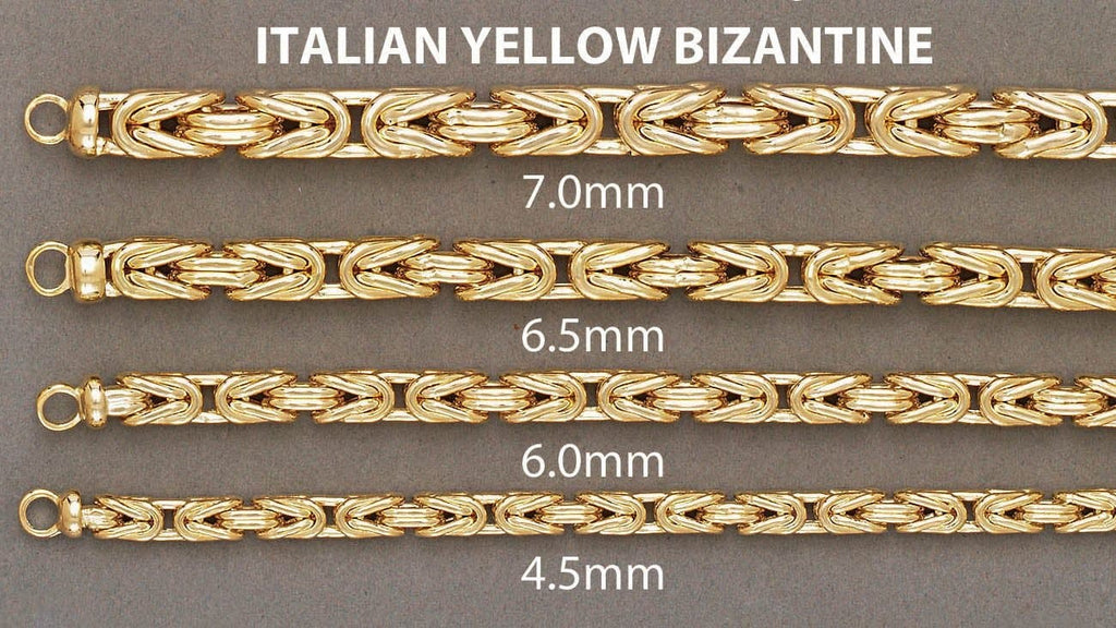 14K Gold Bracelet Bizantine Men's Gold Bracelets FROST NYC 