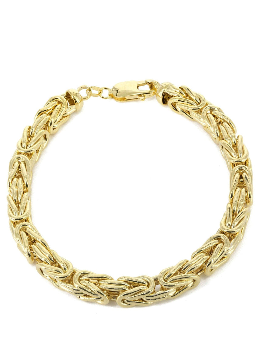 14K Gold Bracelet Byzantine – FrostNYC