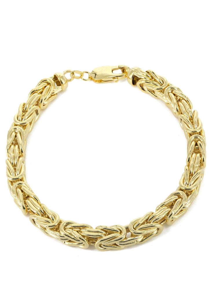 14K Gold Bracelet Bizantine Men's Gold Bracelets FROST NYC 
