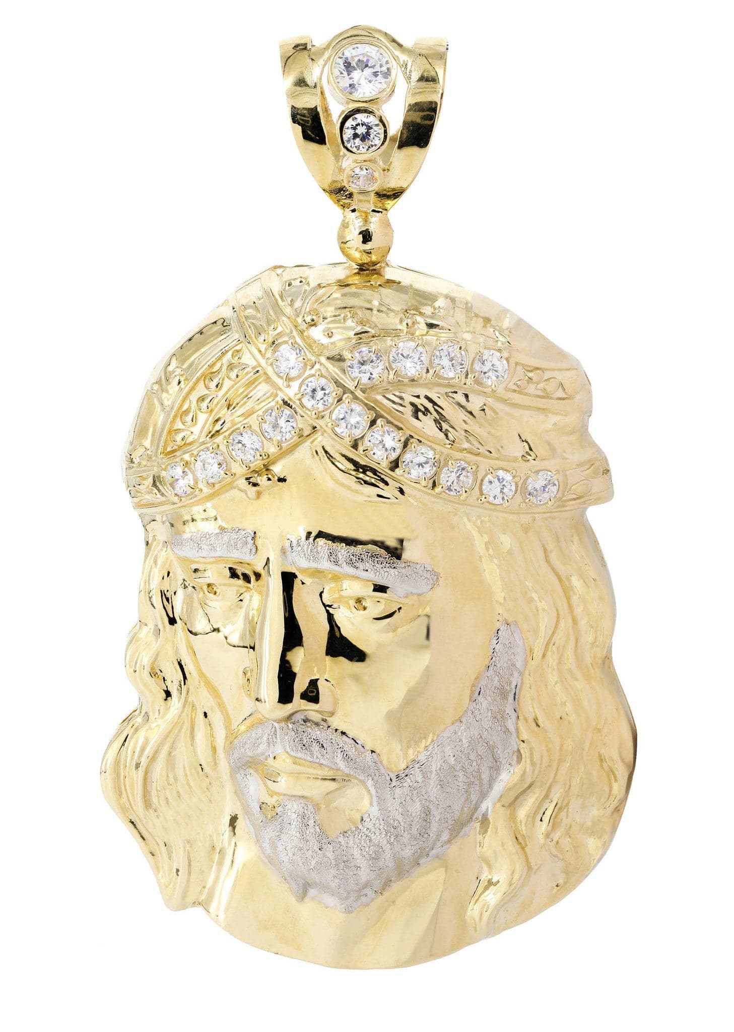 10K Gold Jesus Piece Pendant | 75.5 Grams