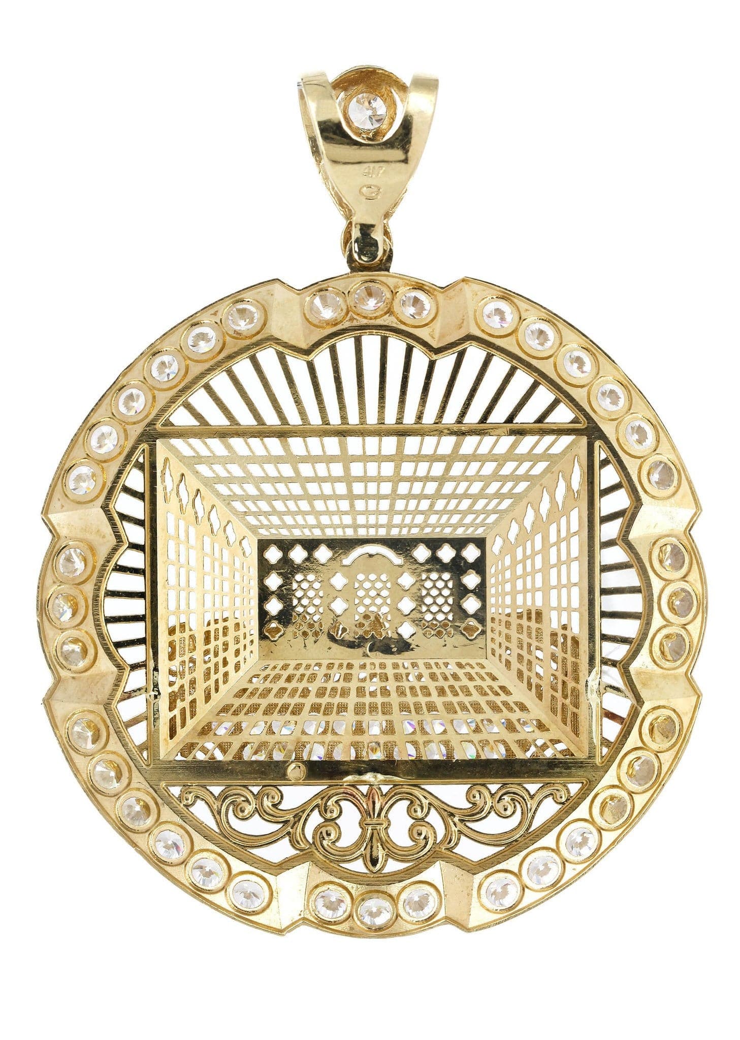 10K Gold Last Supper Pendant Grams