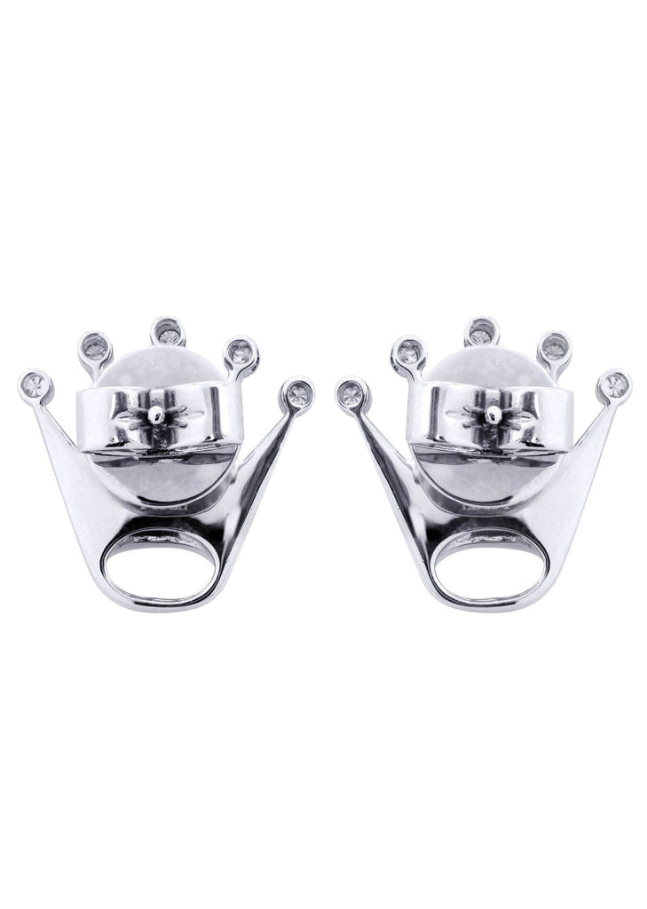 Diamond Earrings For Men | 14K White Gold | 0.57 Carats MEN'S EARRINGS FROST NYC 