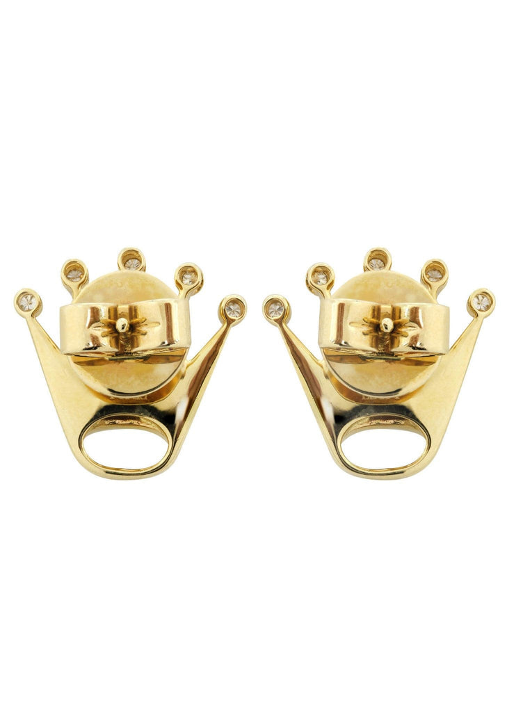 Diamond Earrings For Men | 14K Yellow Gold | 0.58 Carats MEN'S EARRINGS FROST NYC 