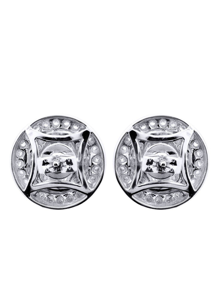 Diamond Earrings For Men | 14K White Gold | 0.75 Carats MEN'S EARRINGS FROST NYC 
