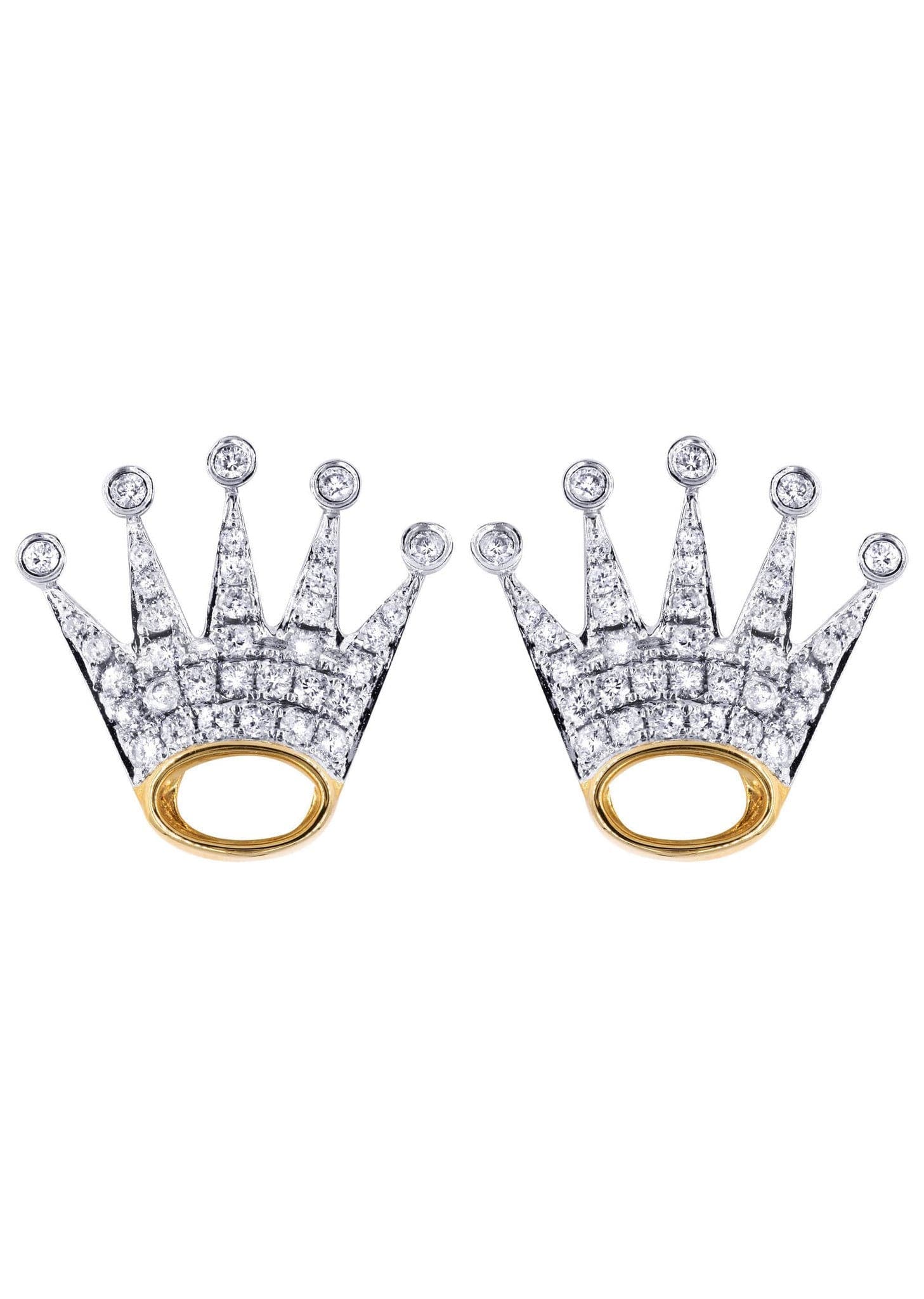 Rolex sales crown earrings