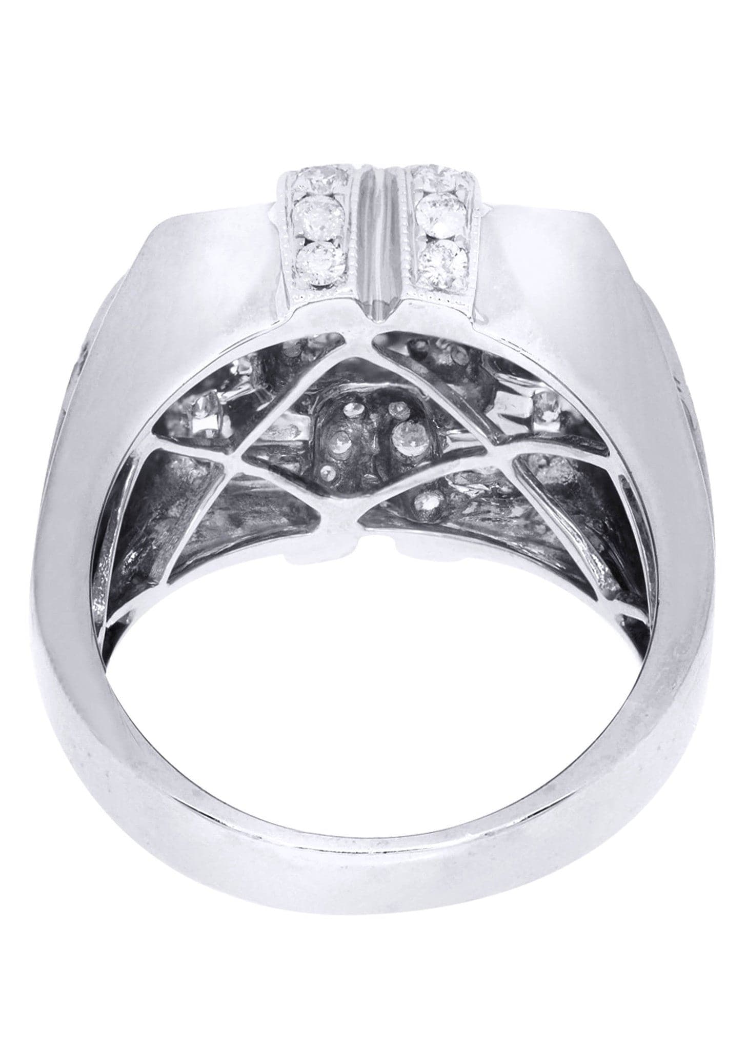 White Gold Pinky Diamond Ring| Carats| Grams