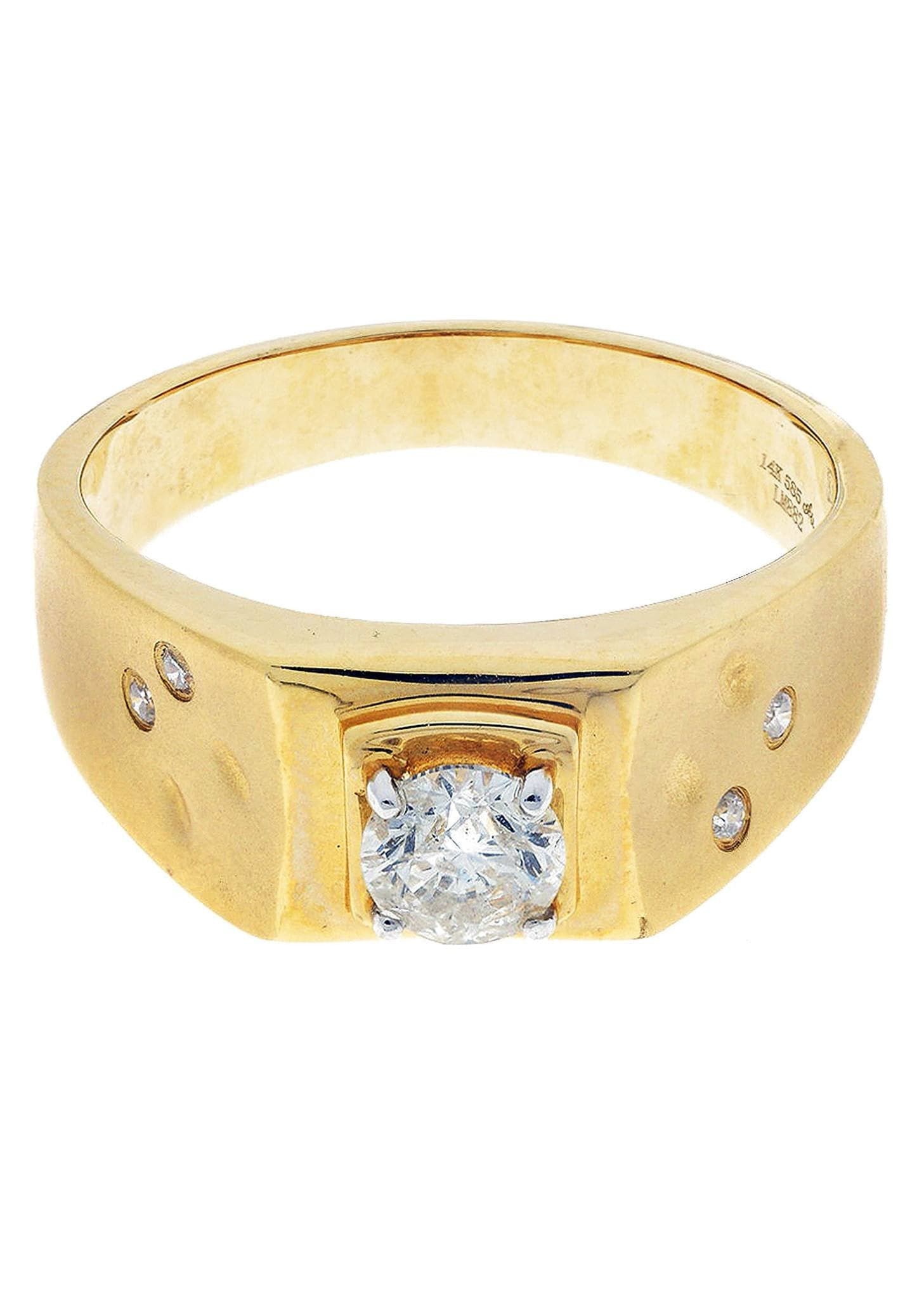 Mens Diamond Ring Pinky Diamond Ring| Carats - Main Image