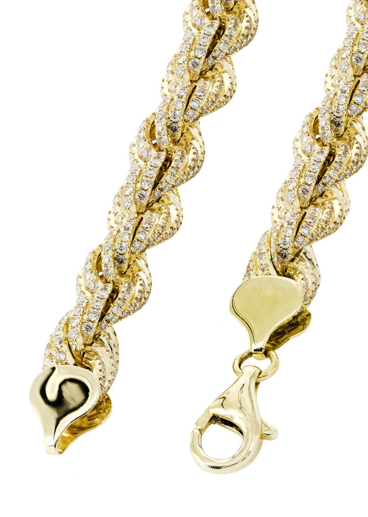 Rope Chain | 26.72 Carats | 15 Grams| 8Mm| 28 Inches MEN'S CHAINS FROST NYC 