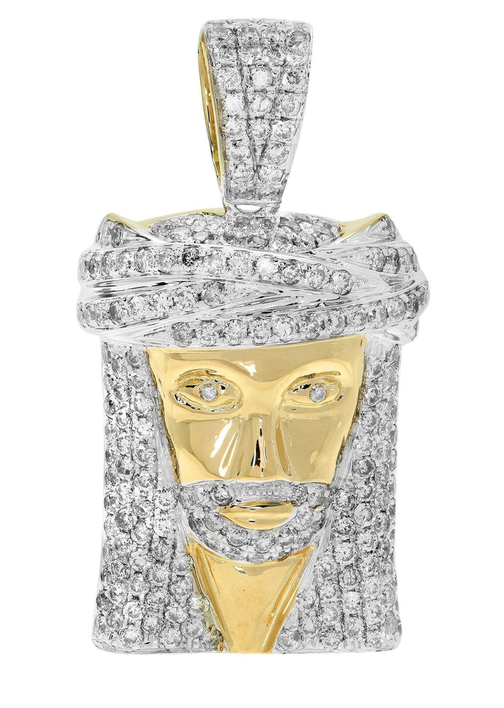 Diamond Jesus Pendant | 10 Grams | 2.48 Carats MEN'S PENDANTS FROST NYC 