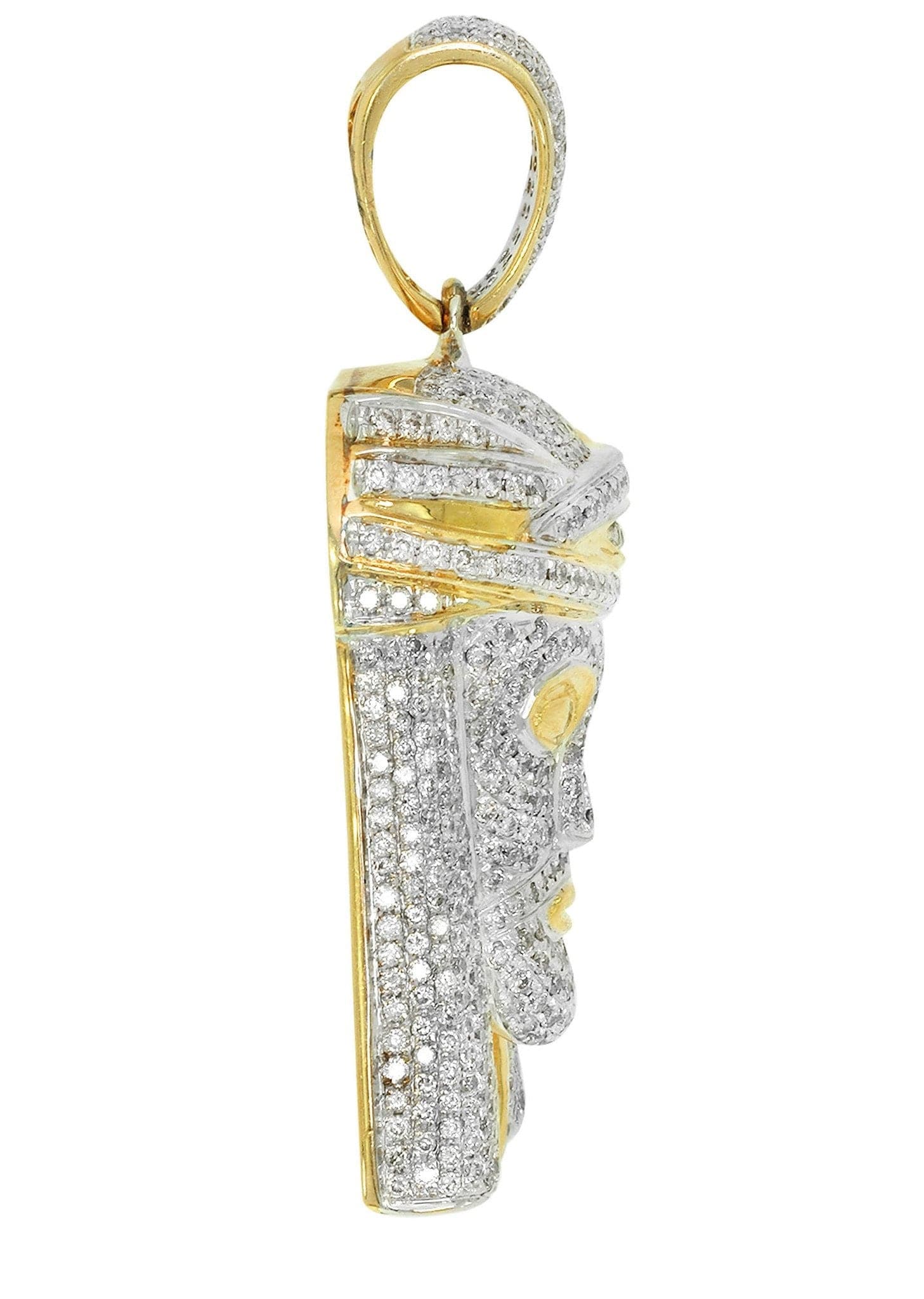 Diamond Jesus Piece | 26.72 Grams | 3.71 Carats