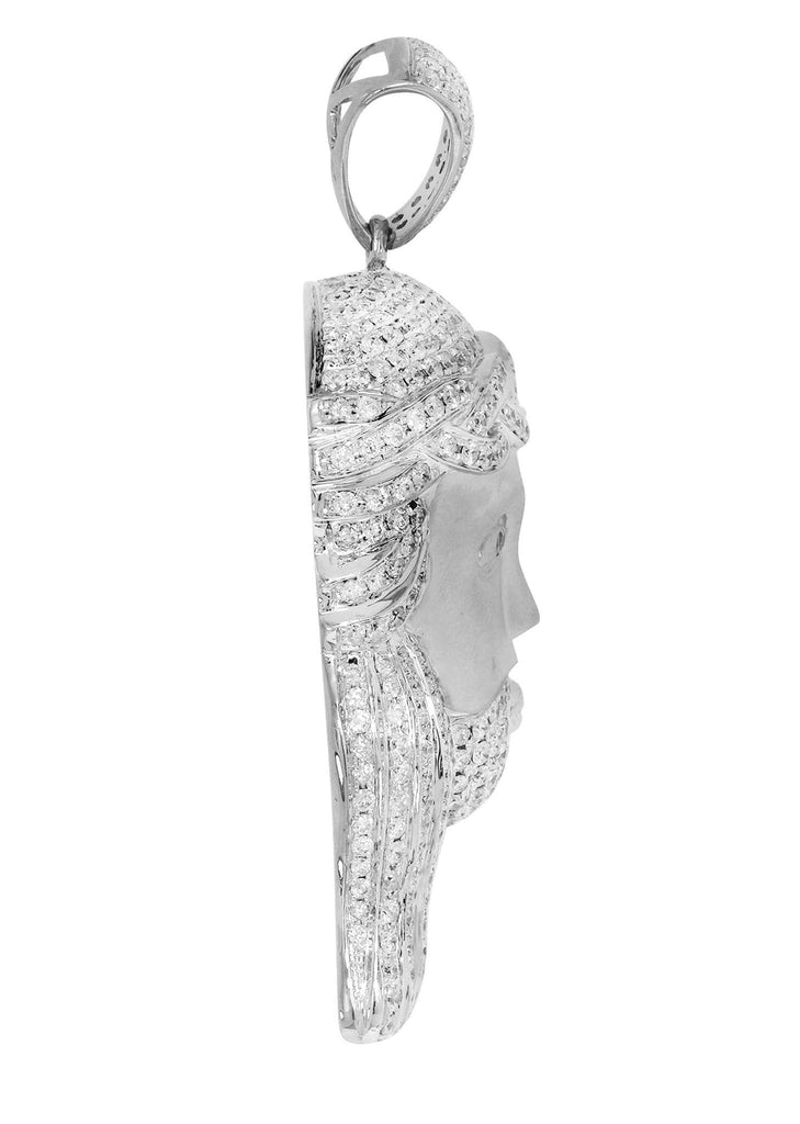 Diamond Jesus Piece | 64.06 Grams | 6.3 Carats MEN'S PENDANTS FROST NYC 