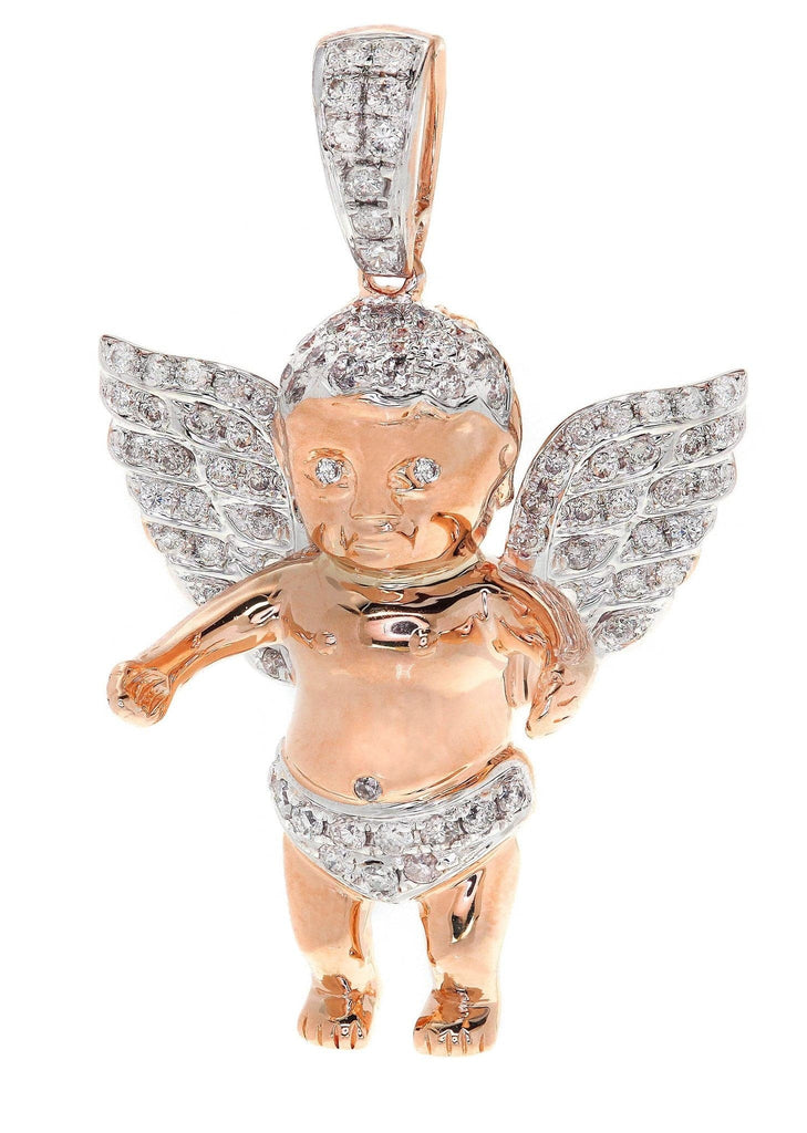 Diamond Angel Pendant | 9.49 Grams | 0.99 Carats MEN'S PENDANTS FROST NYC 