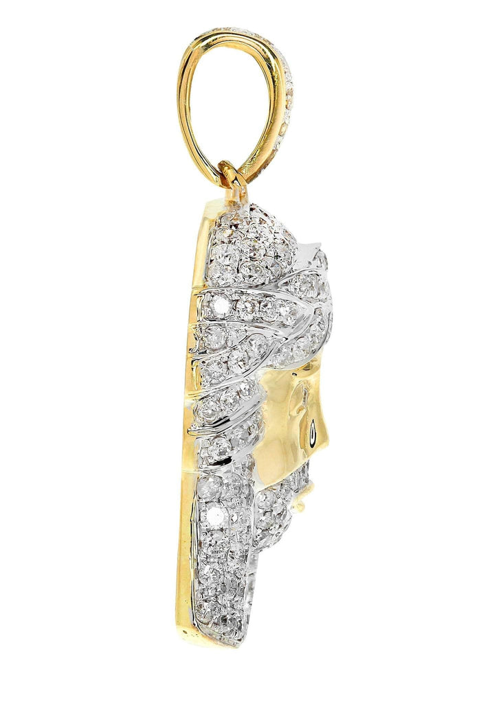 Diamond Jesus Piece | 6.8 Grams | 1.54 Carats MEN'S PENDANTS FROST NYC 