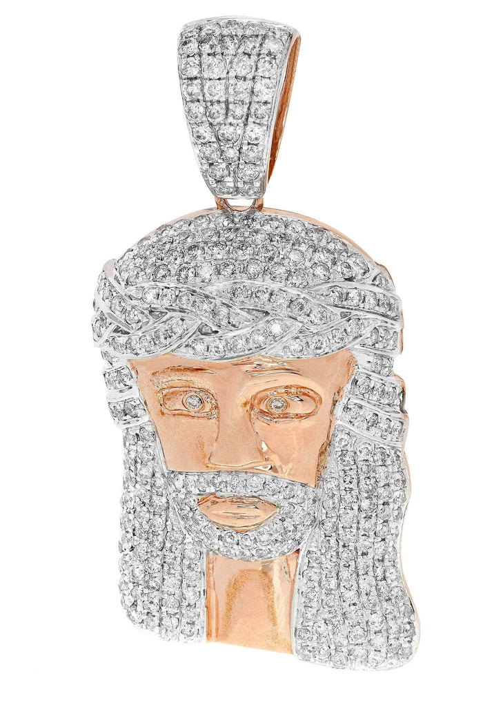 Diamond Jesus Piece | 18.86 Grams | 3.34 Carats MEN'S PENDANTS FROST NYC 
