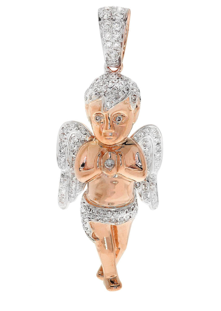 Diamond angel 2025 pendant necklace