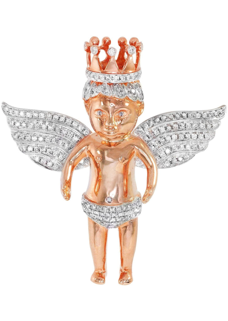 Diamond Angel Pendant | 32.43 Grams | 2.58 Carats MEN'S PENDANTS FROST NYC 