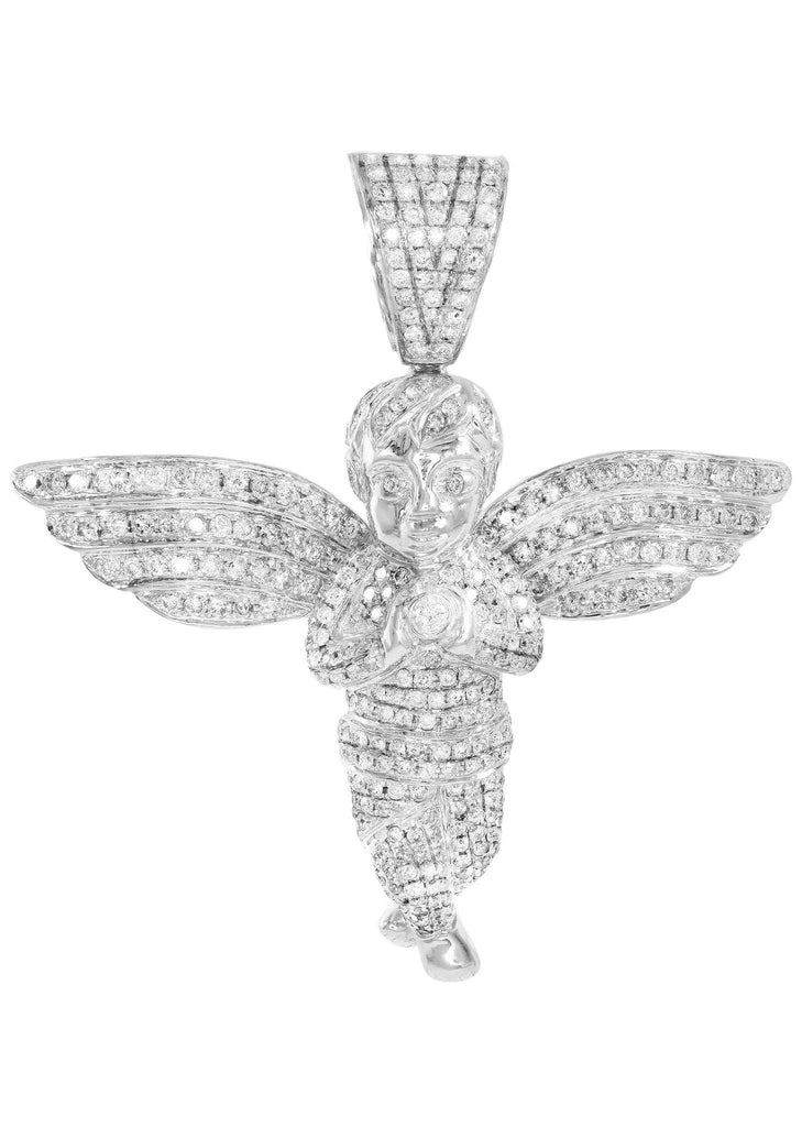Diamond Angel Pendant | 26.69 Grams | 5.04 Carats MEN'S PENDANTS FROST NYC 