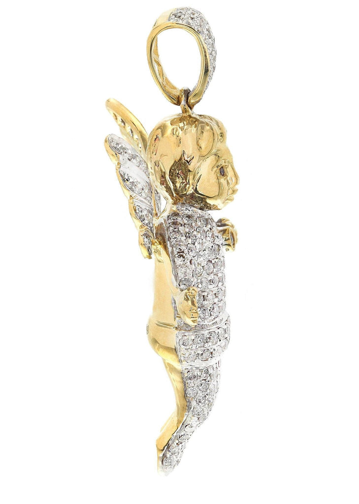 Diamond Angel Pendant | 13.09 Grams | 2.77 Carats MEN'S PENDANTS FROST NYC 