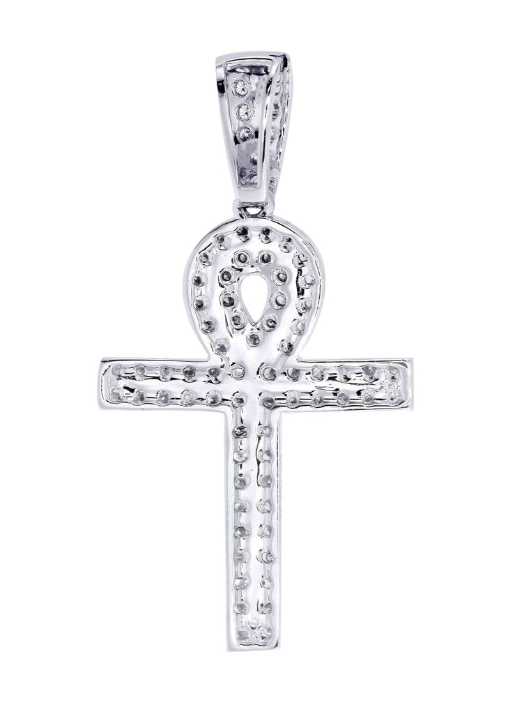 Diamond Ankh Pendant | 0.74 Carats | 2.14 Grams MEN'S PENDANTS FROST NYC 