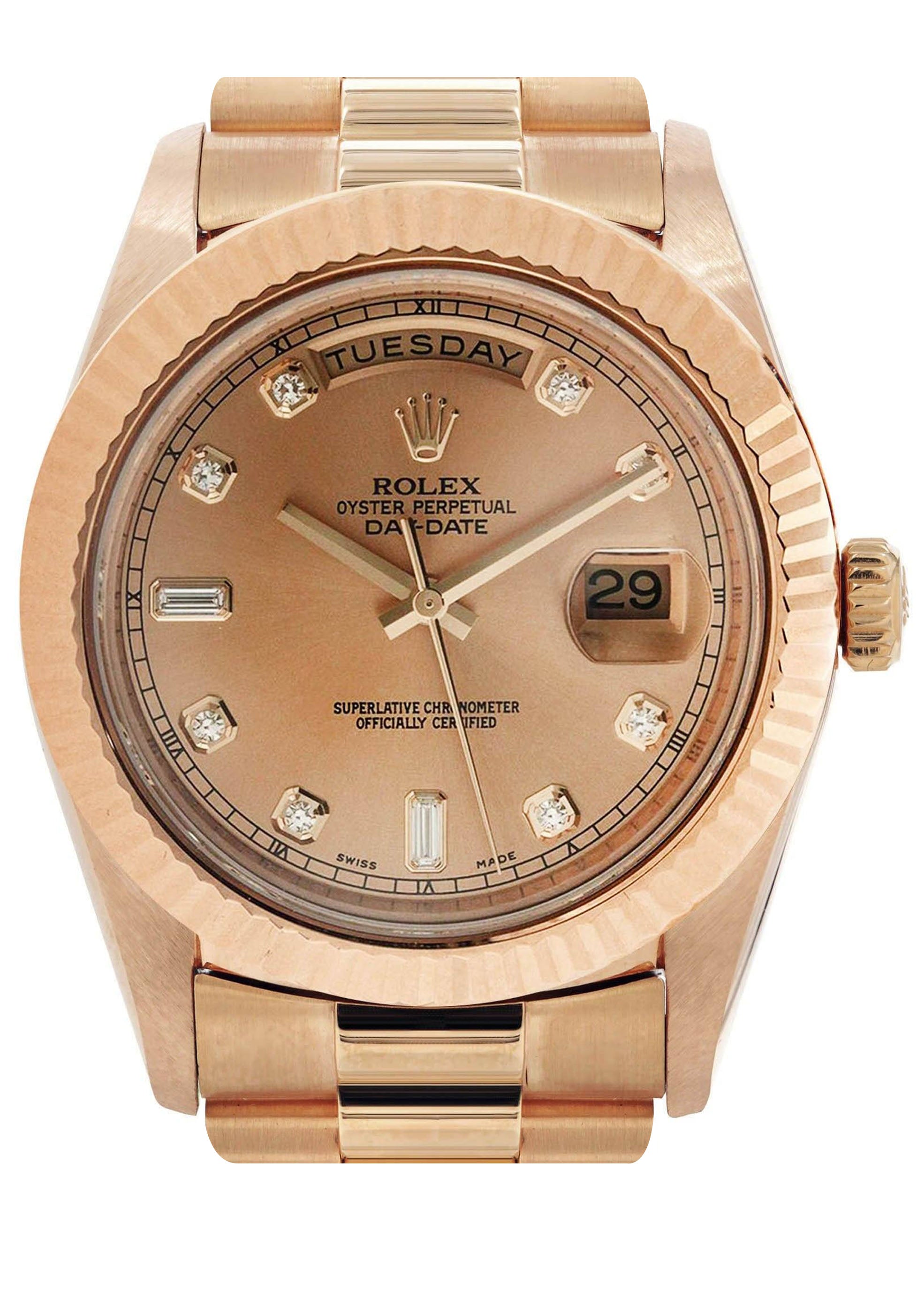 Rolex Day-Date 18K Rose Gold 41 Mm