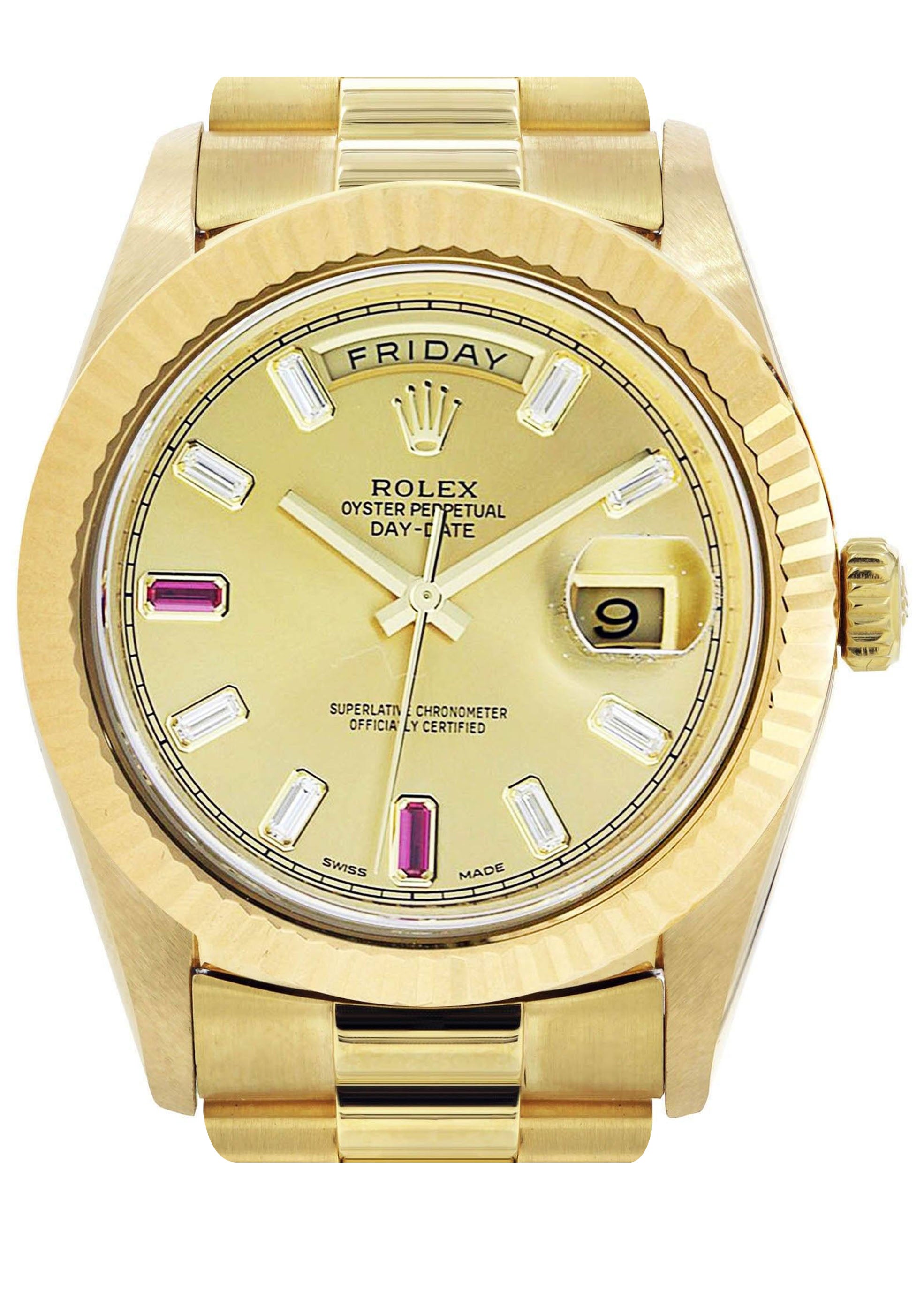 Rolex Day-Date Emas Kuning 18K 41 Mm
