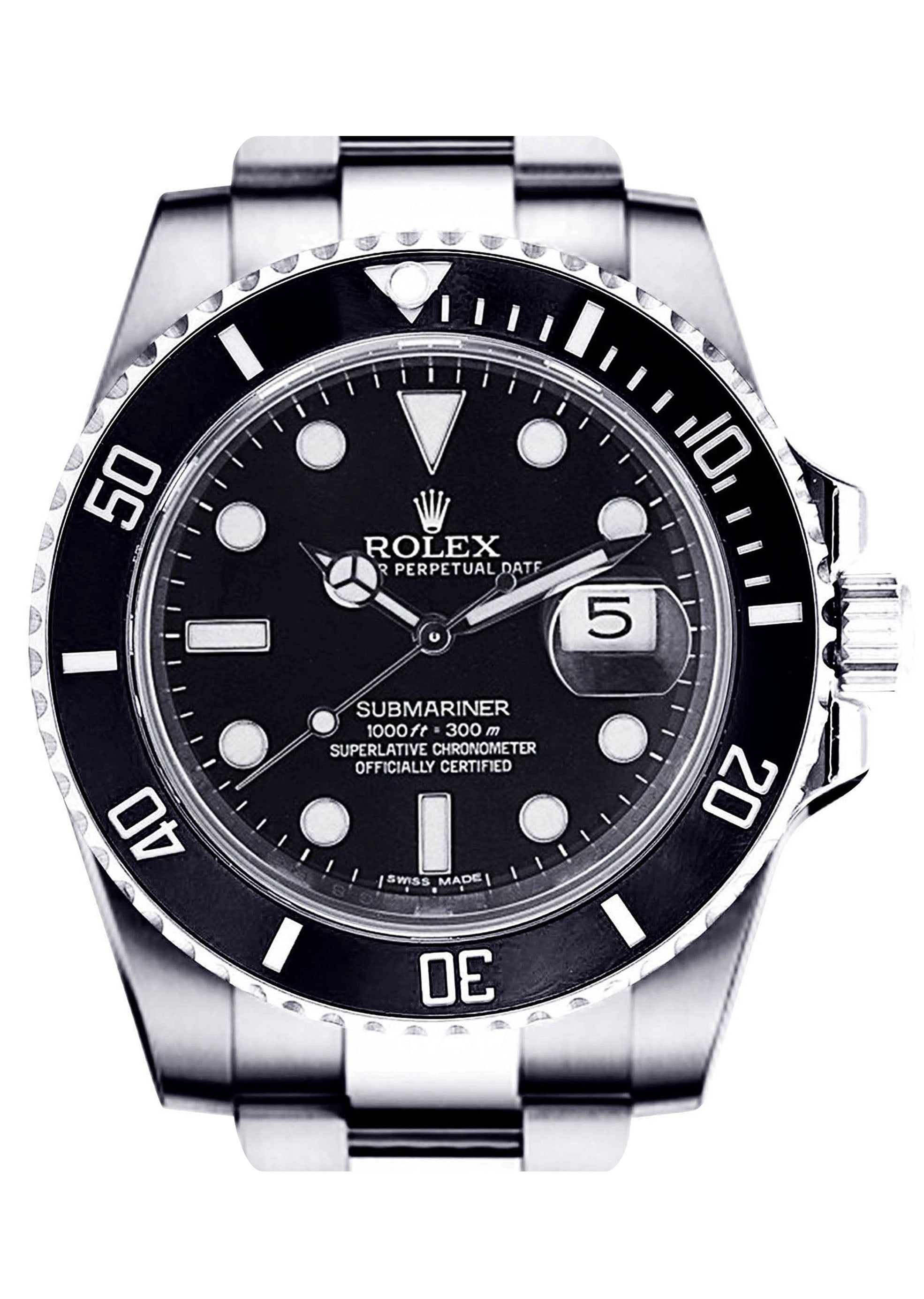 Rolex Submariner Baja Tahan Karat 40 Mm