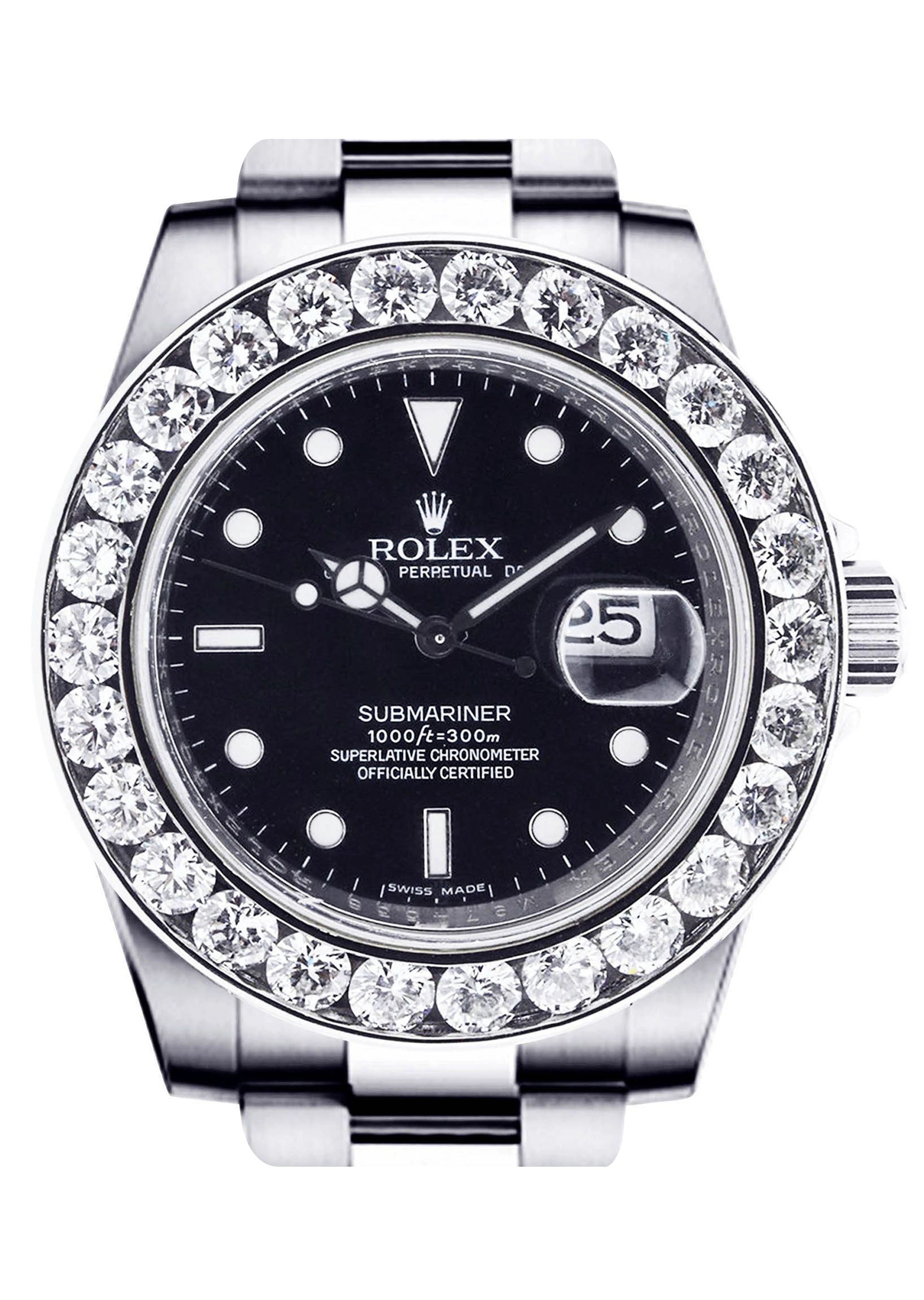 Rolex Submariner Iced Out Diamond Iced Out Rolex Datejust 41 25