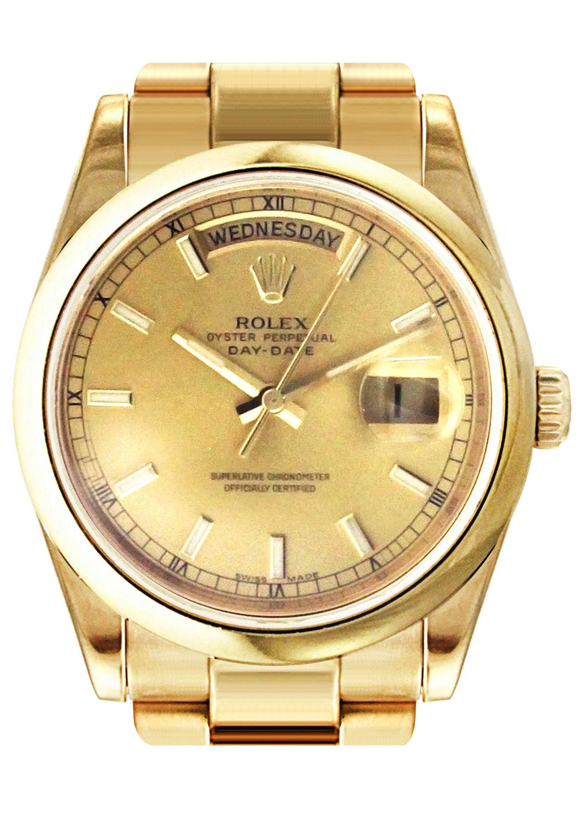 Rolex Day-Date Emas Kuning 18K 36 Mm1