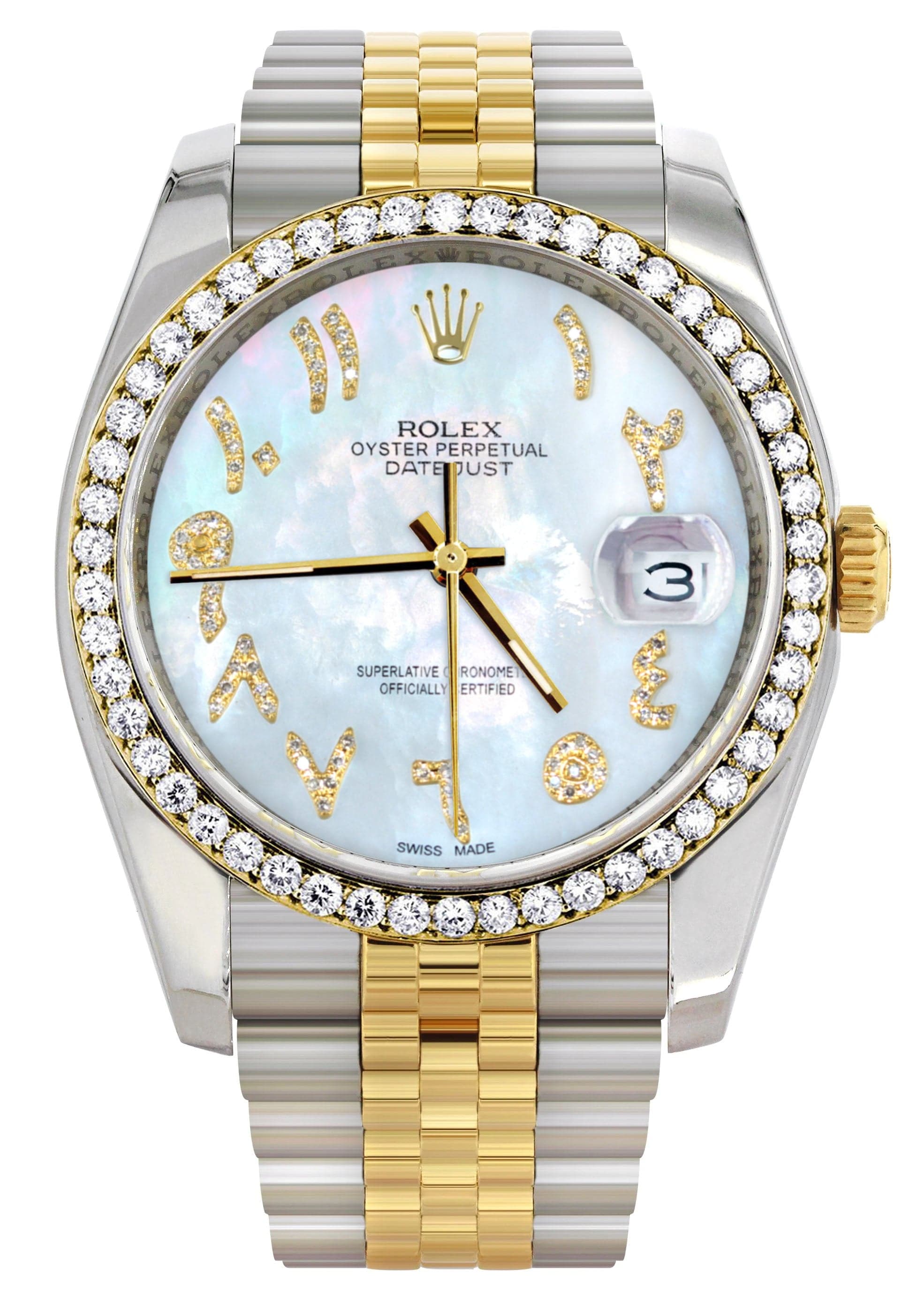 116233 | Hidden Clasp | Gold & Steel Rolex Datejust Watch | 36Mm | Mot