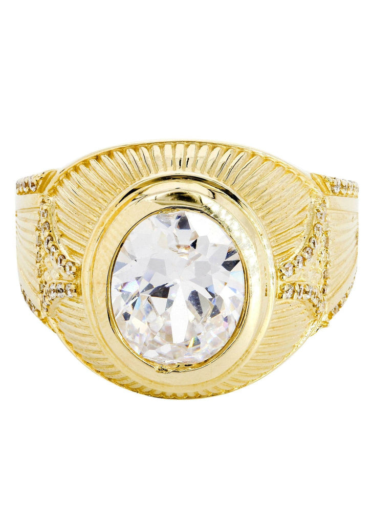 Orecchini In Oro Giallo 9 Carati Con Cristallo CZ – Eleganti, Punzonati 375, Confezione Regalo