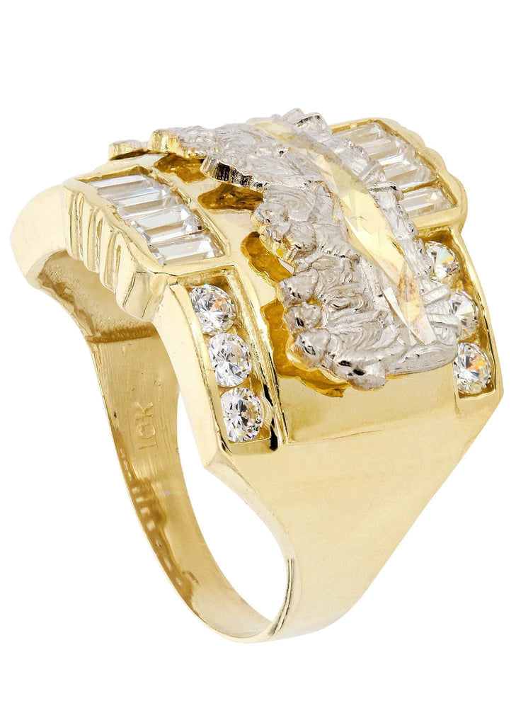 Last Supper 10K Yellow Gold Mens Ring. | 8.4 Grams MEN'S RINGS FROST NYC 