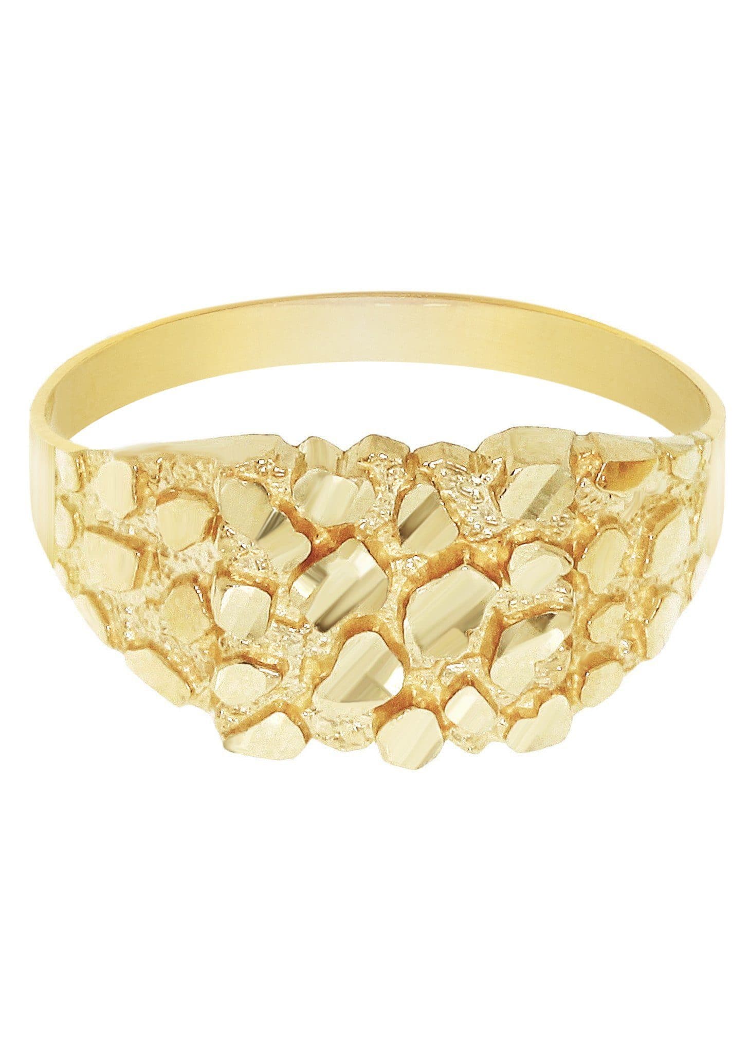 Gold Nugget Ring 10k Gold Grams